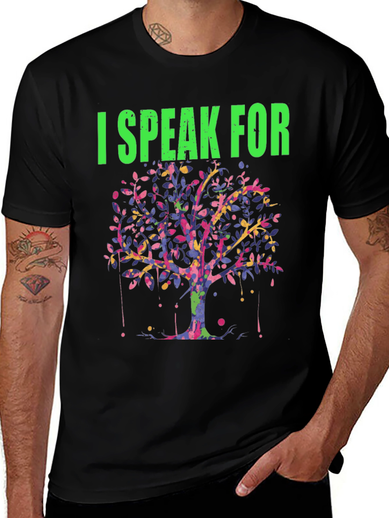 Variant 20 of I Speak for the Trees Graphic Tee