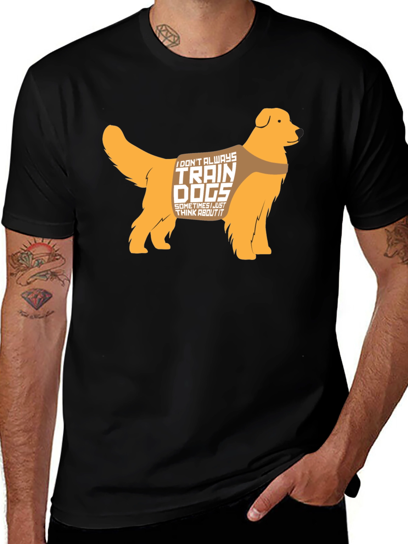 Variant 6 of Dog Trainer T-Shirt - Golden Retriever Design