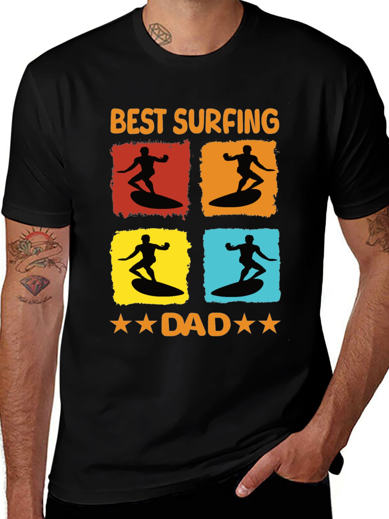 Variant 5 of Best Surfing Dad T-Shirt
