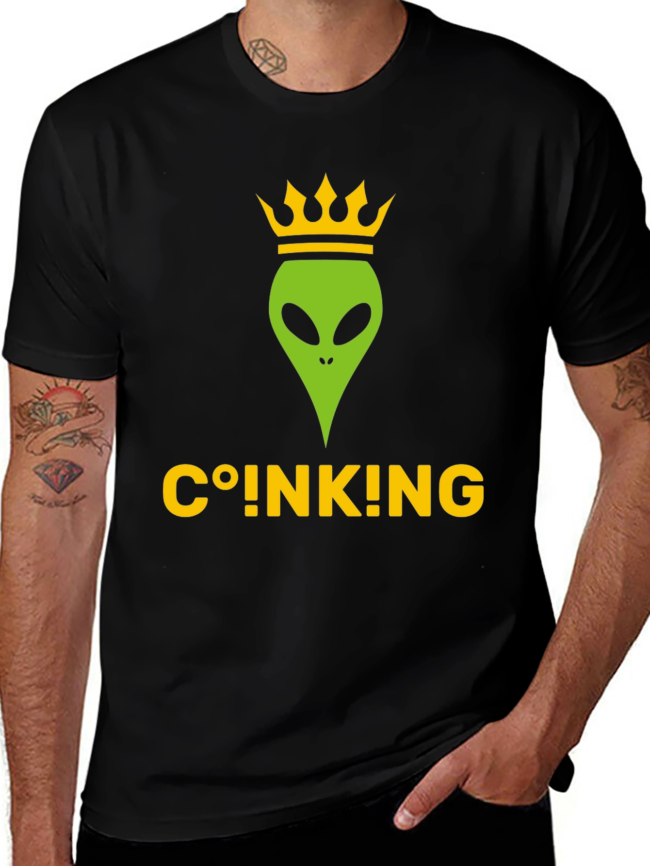 Variant 27 of C°!NK!NG Alien King Black T-Shirt