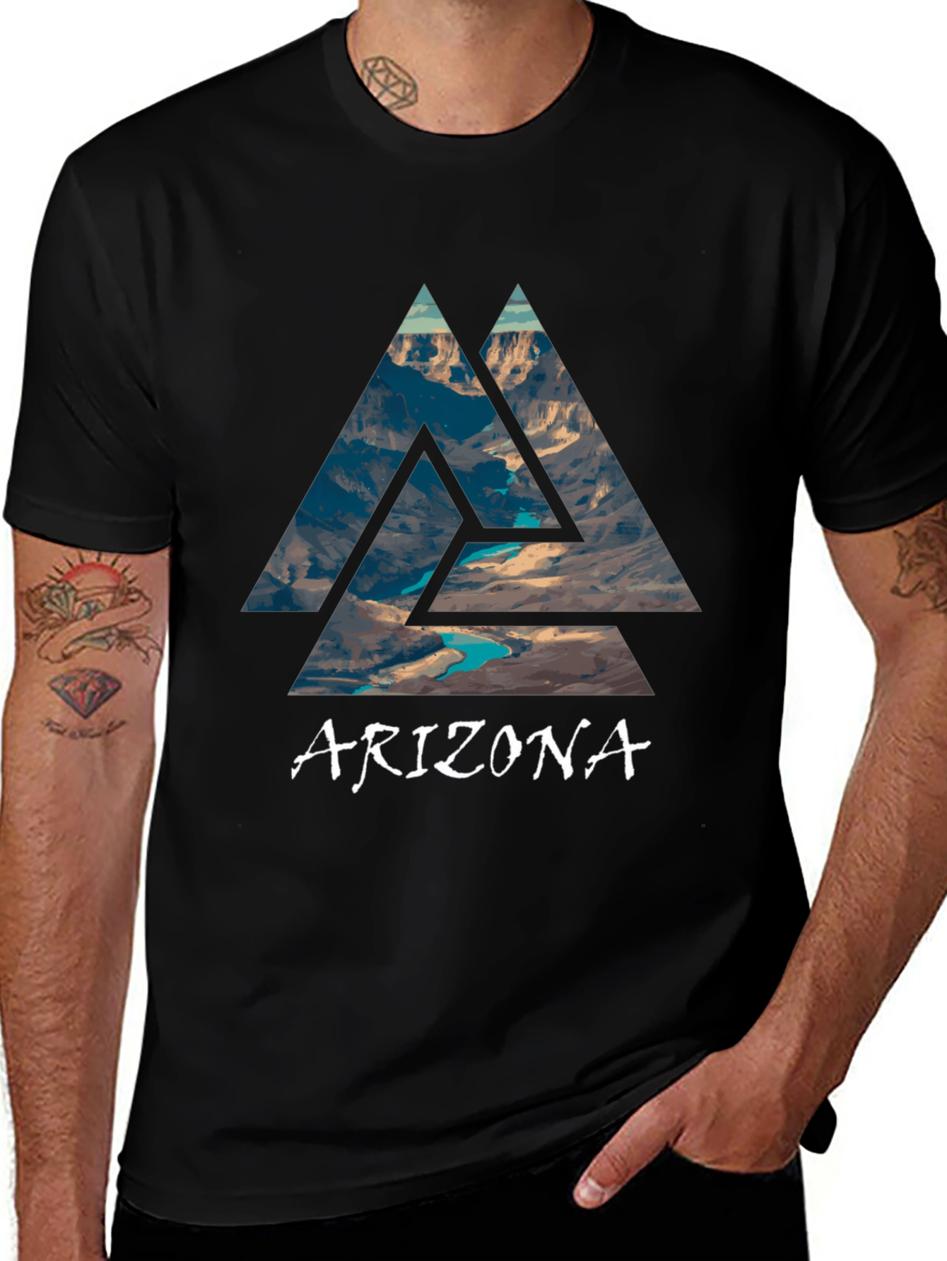 Variant 13 of Arizona Graphic Tee -  Nature Inspired Design