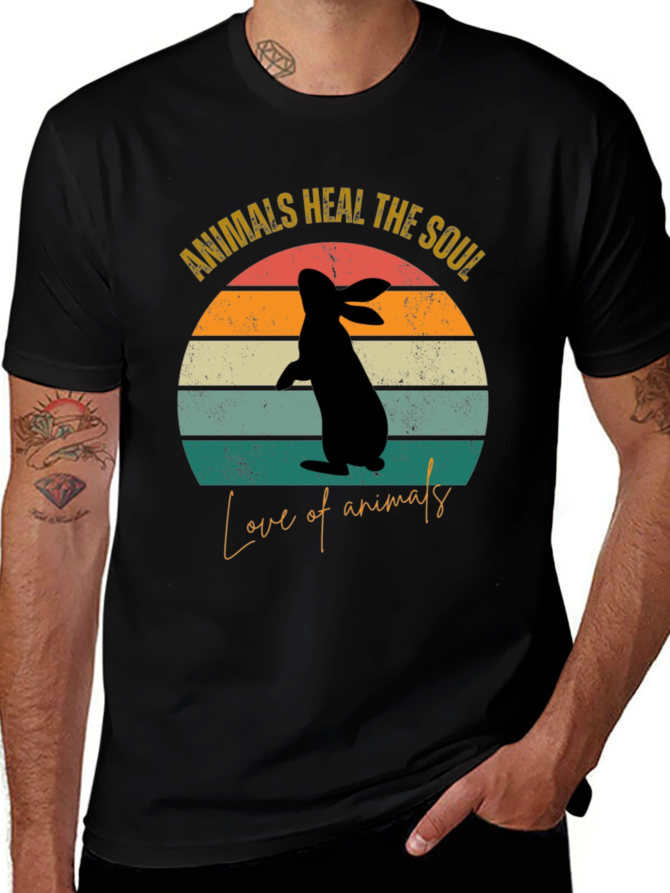 Variant 11 of Animals Heal The Soul T-Shirt