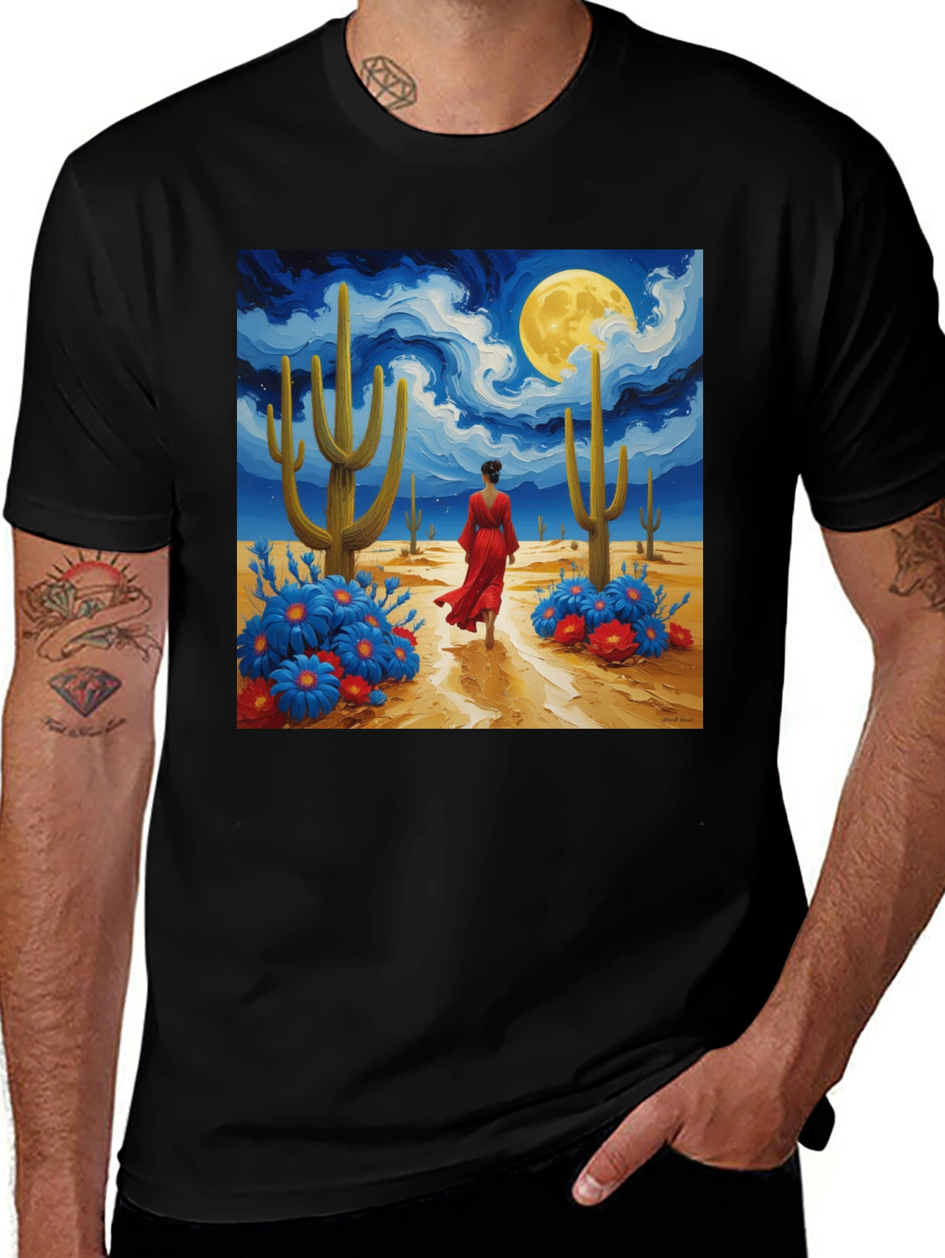Variant 29 of Desert Dreamscape Graphic T-Shirt