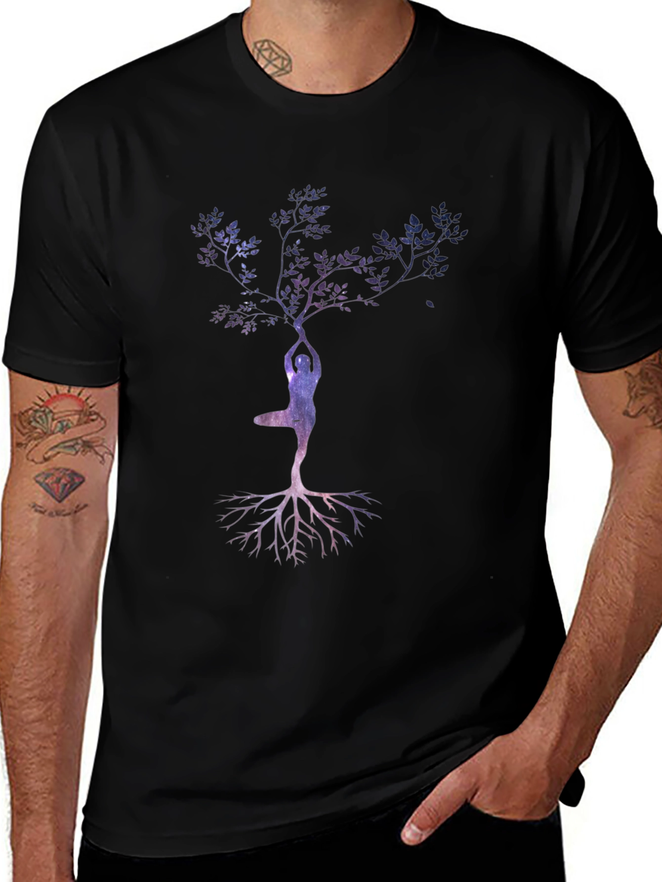 Variant 18 of Yoga Tree Graphic Tee