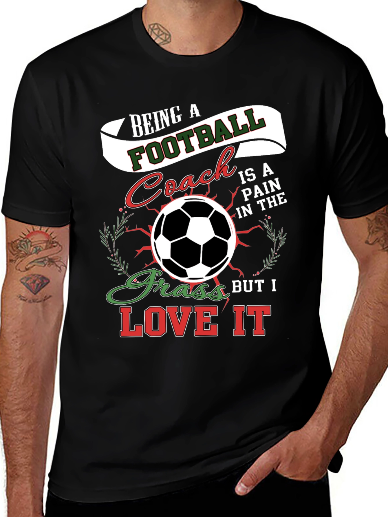 Variant 20 of Football Coach T-Shirt - Love the Game!