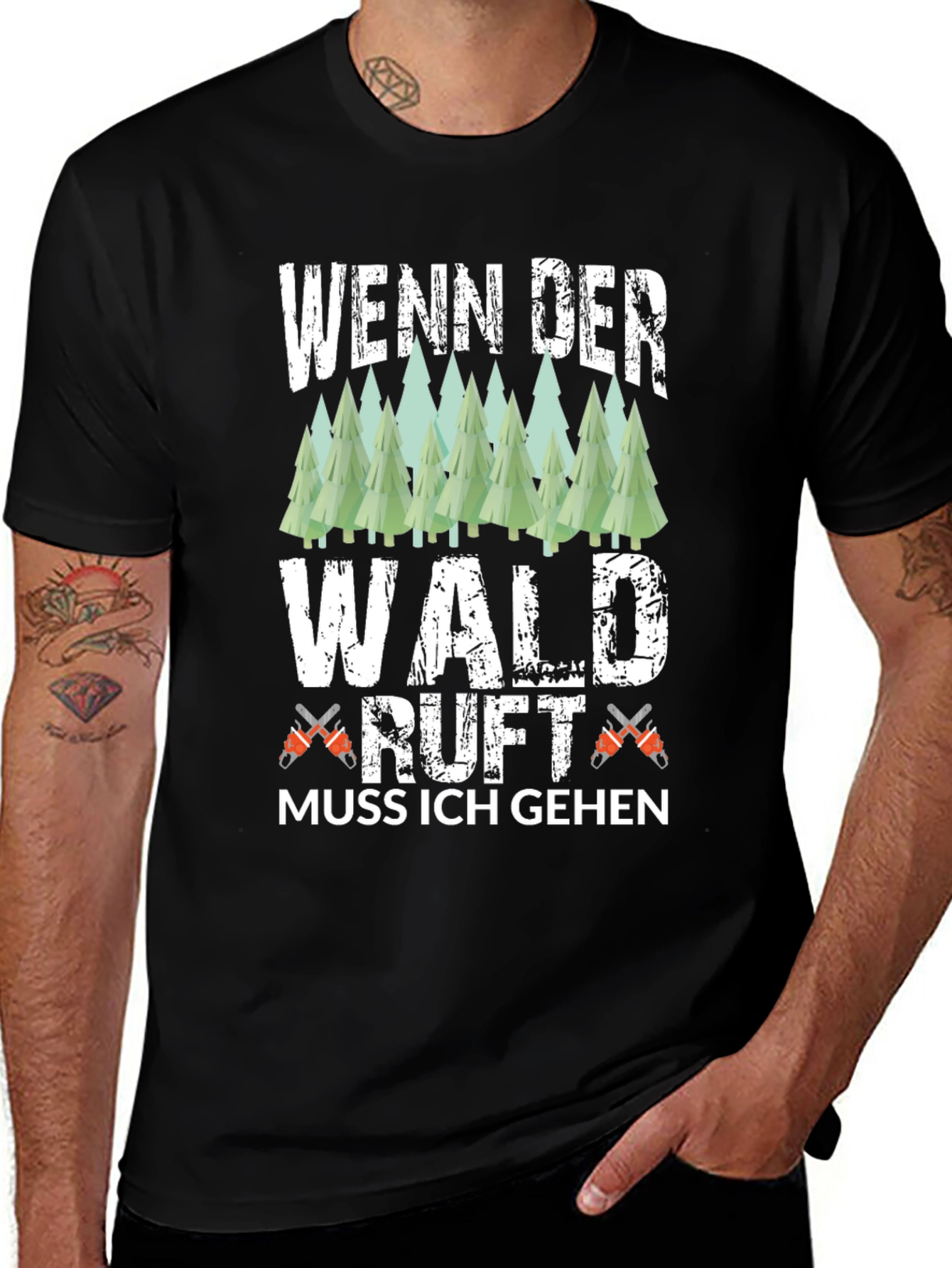 Variant 12 of Wenn Der Wald Ruft T-Shirt
