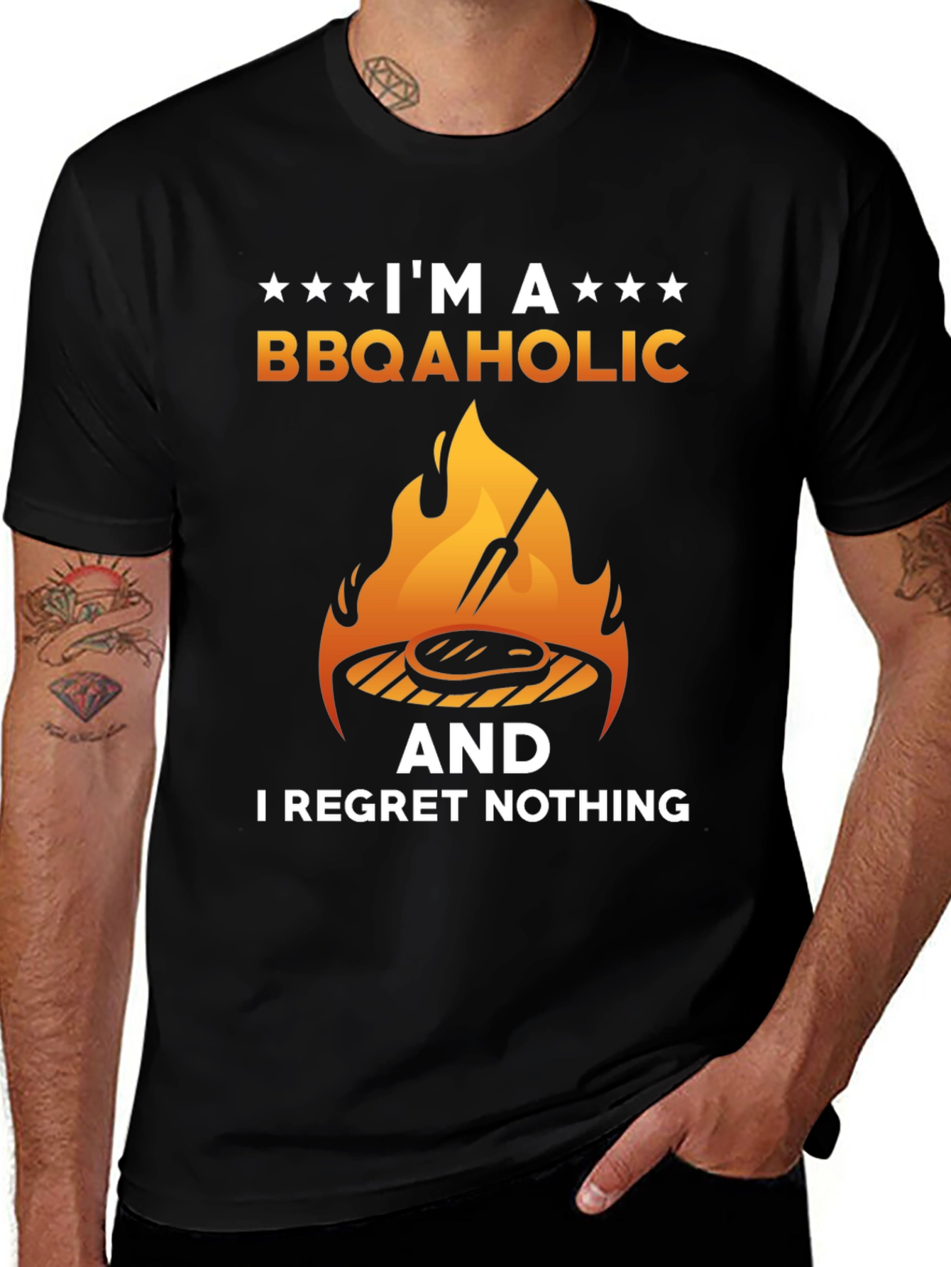BBQaholic T-Shirt - Grill Master Apparel
