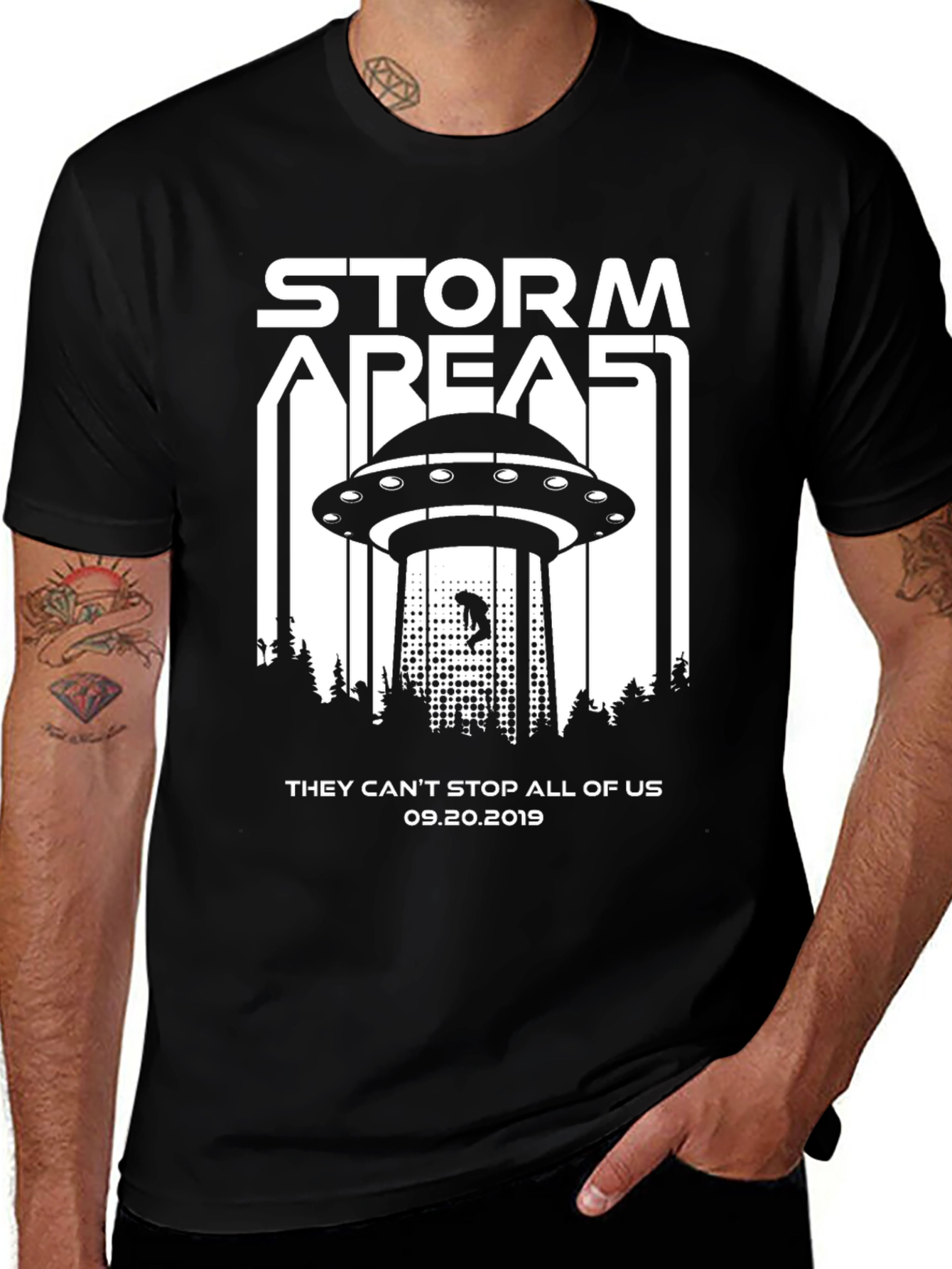 Storm Area 51 T-Shirt - They Can't Stop All of Us!