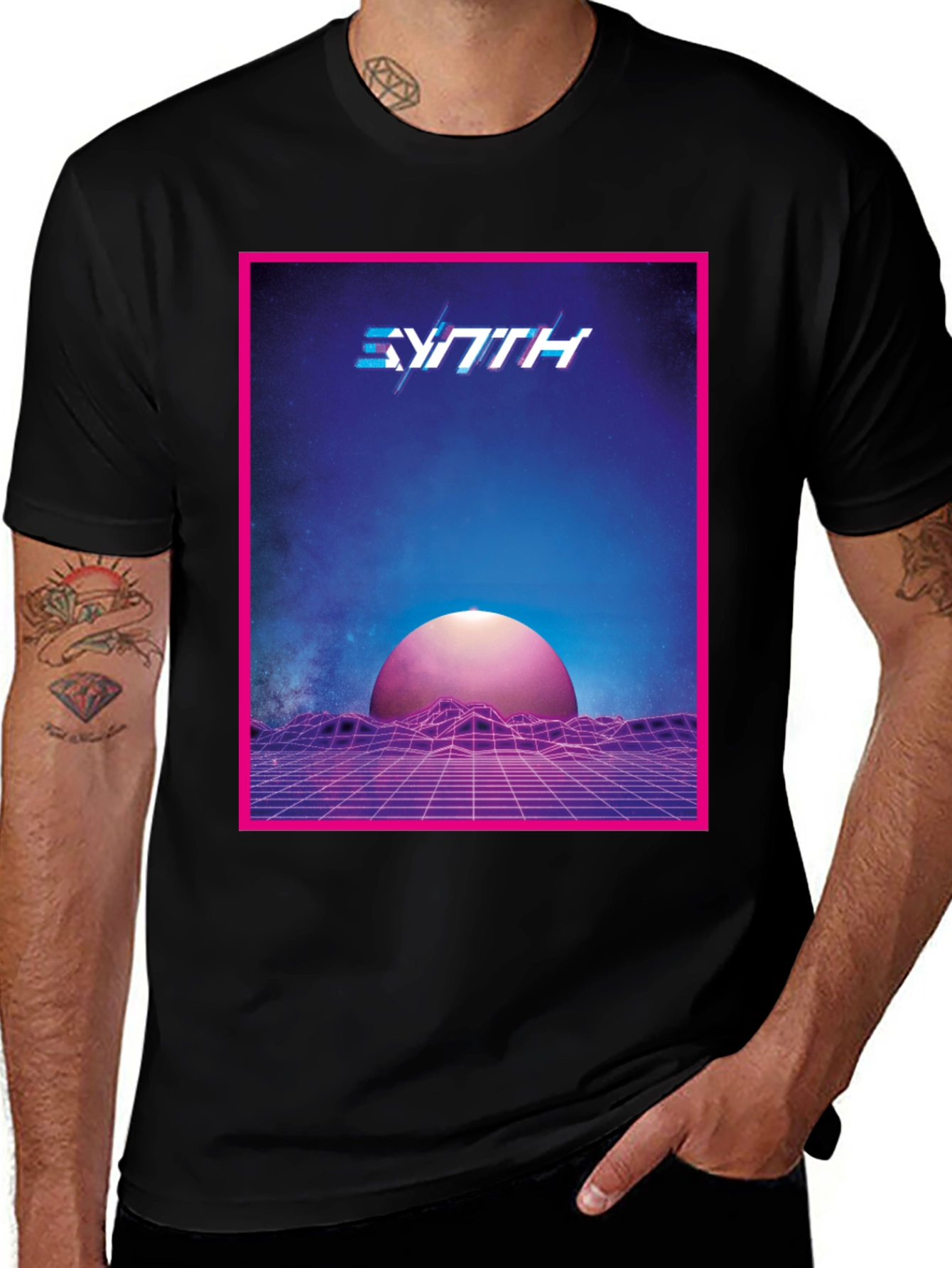 Variant 29 of Synthwave Retro T-Shirt - 80s Style Graphic Tee