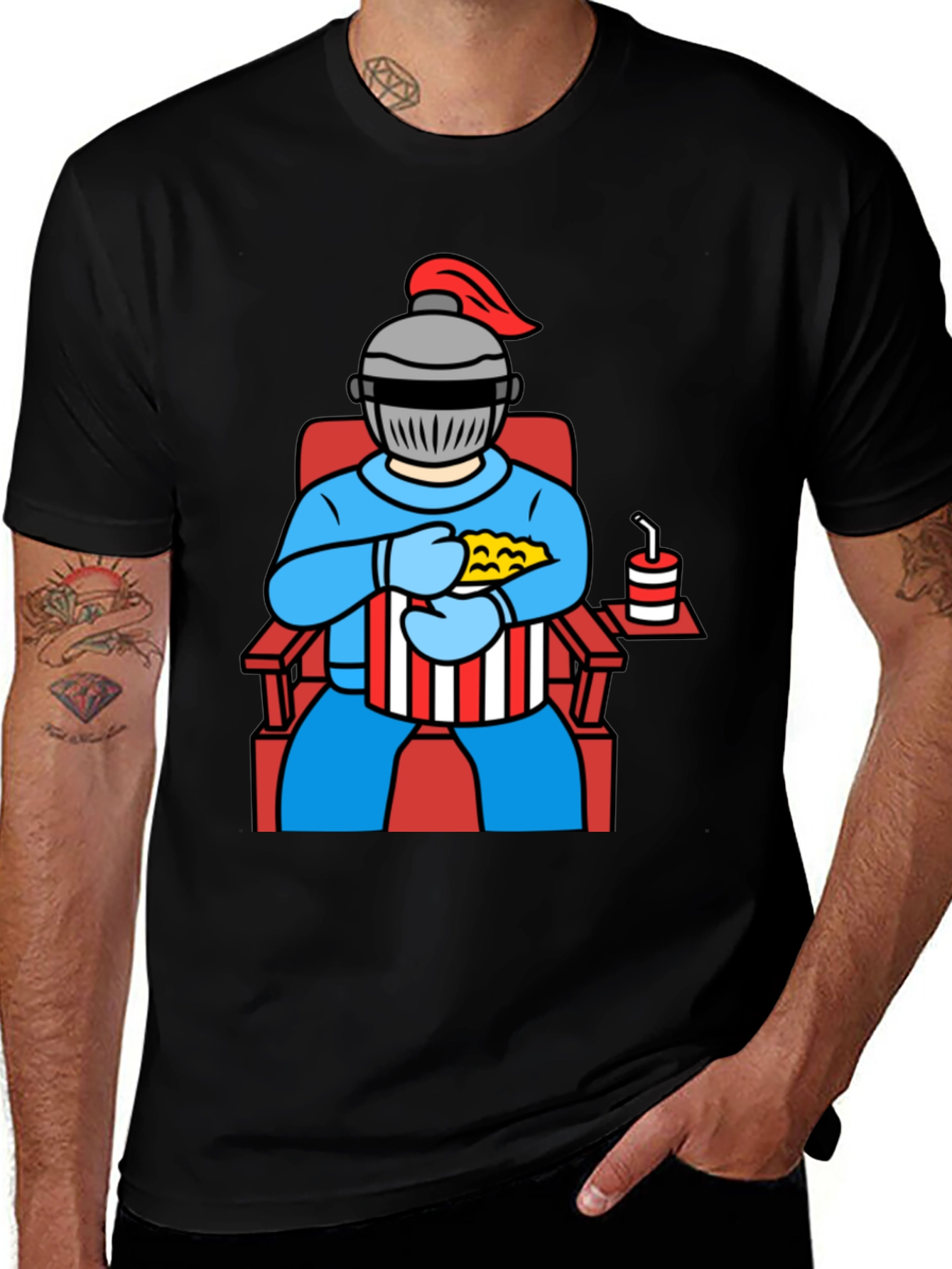 Variant 18 of Knight at the Movies Graphic T-Shirt