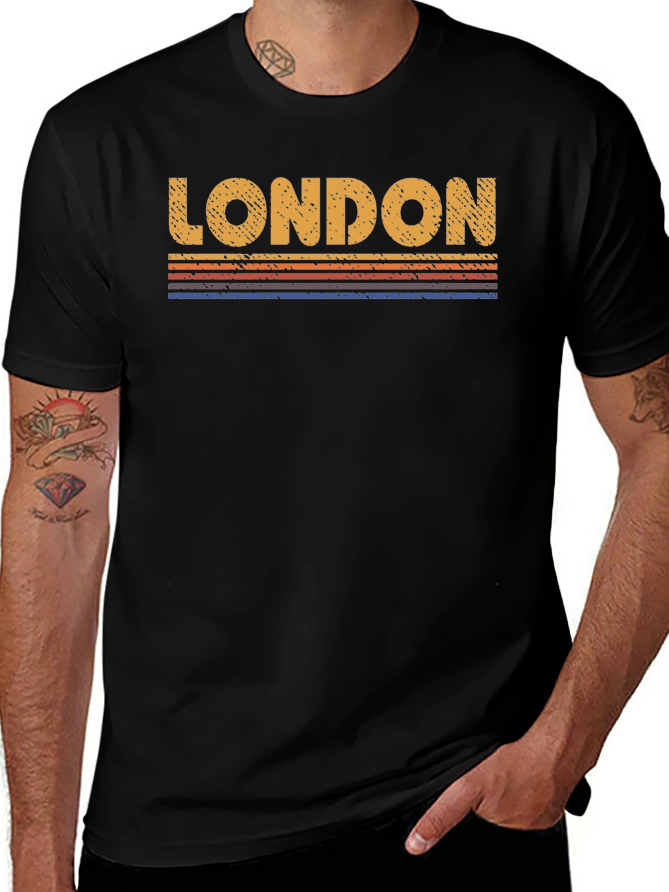 Variant 3 of London Retro Graphic T-Shirt
