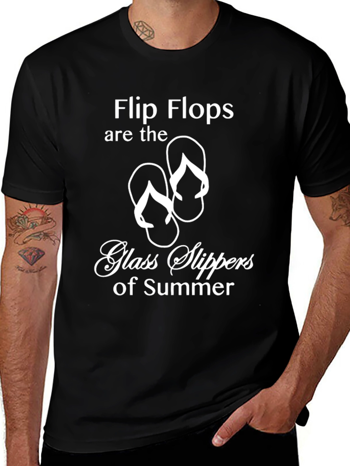 Variant 8 of Flip Flops Summer T-Shirt: Comfy, Casual Tee