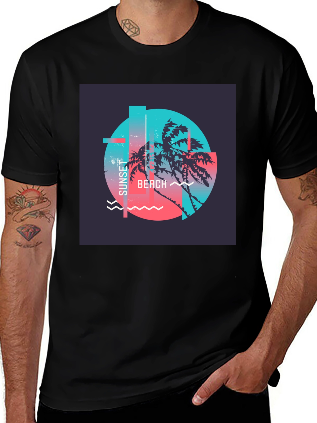 Variant 8 of Sunset Beach Graphic Tee