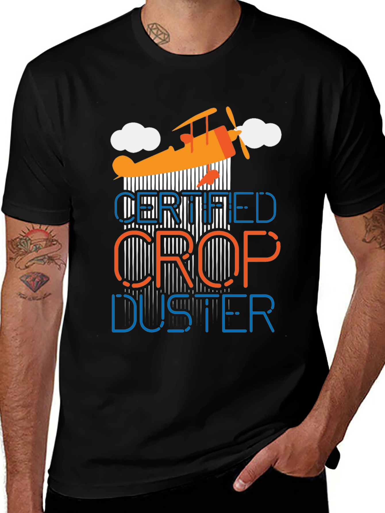 Variant 9 of Certified Crop Duster Graphic T-Shirt