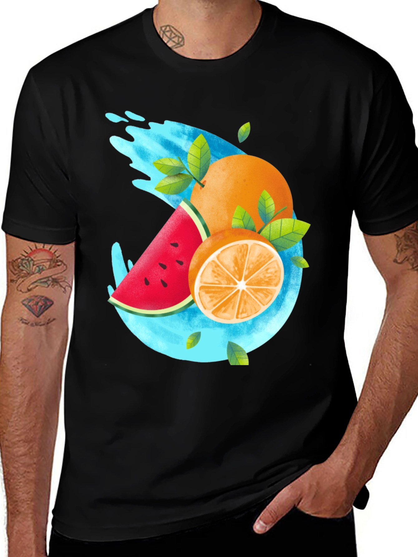 Variant 12 of Fresh Fruit Graphic T-Shirt - Summer Style
