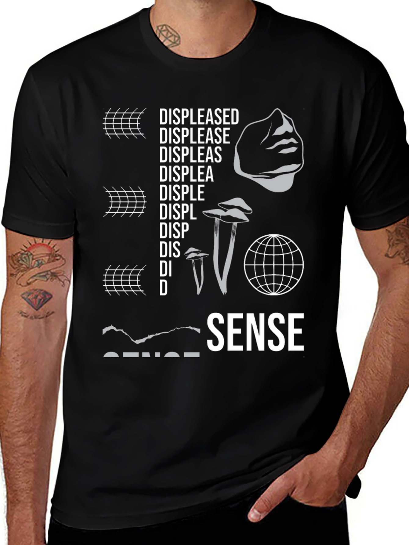 Variant 12 of Displeased Graphic Tee - Modern Streetwear