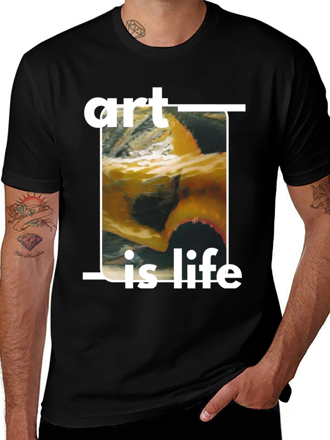 Variant 10 of Art Is Life Graphic Tee