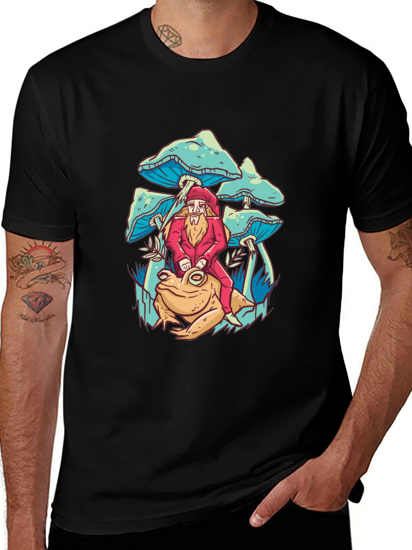 Variant 14 of Mushroom Rider Graphic T-Shirt