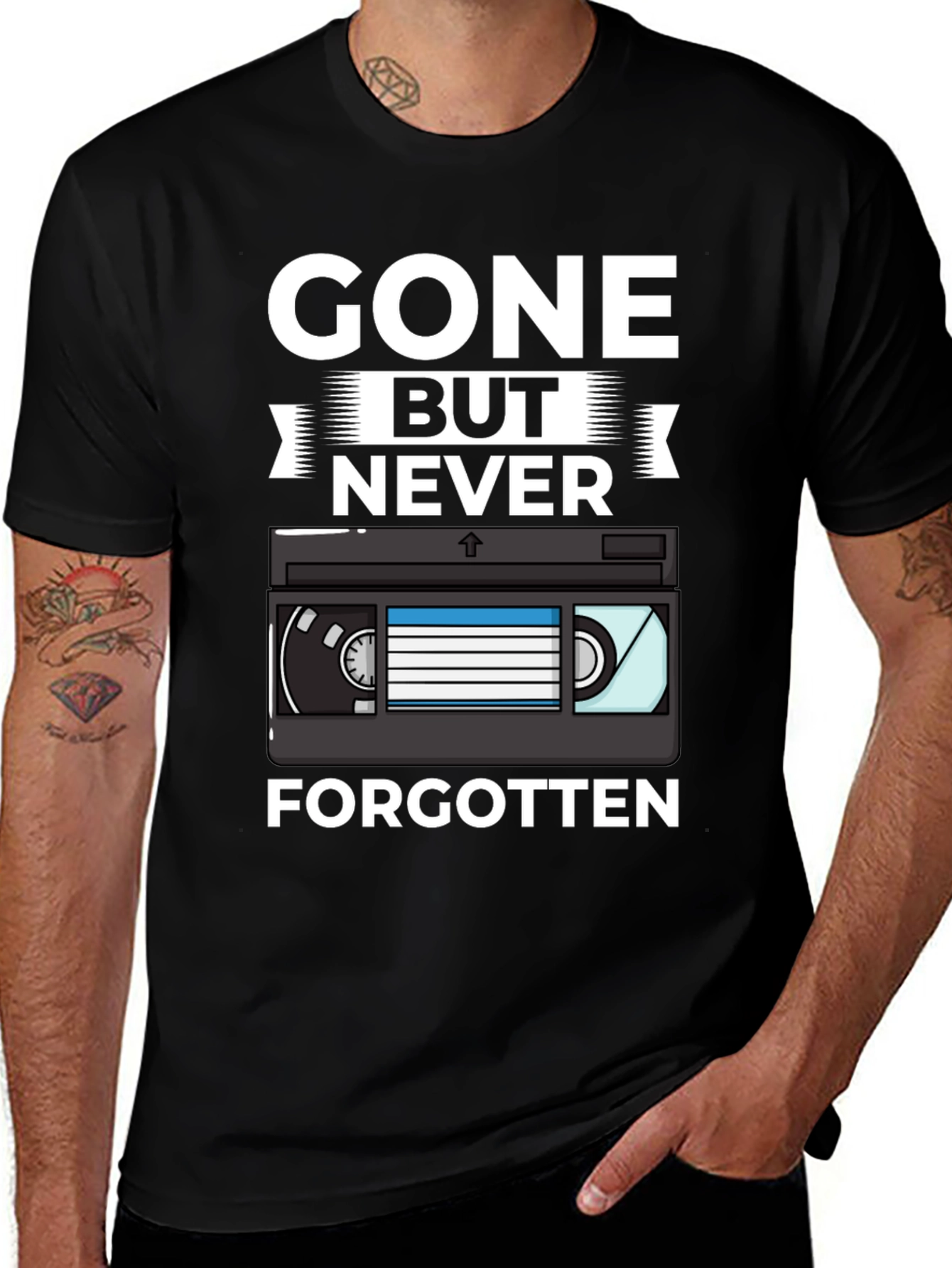 Gone But Never Forgotten Retro VHS T-Shirt