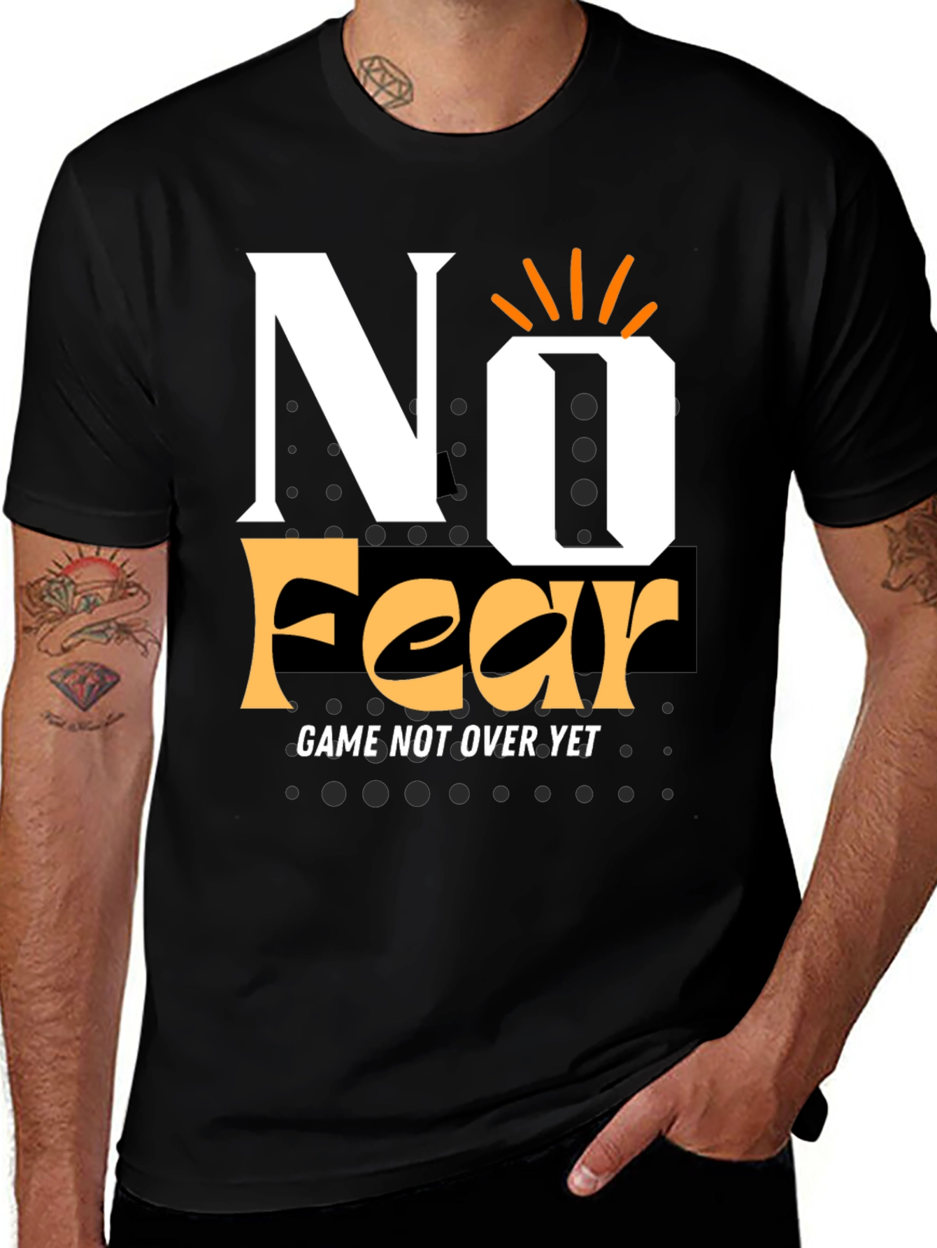Variant 10 of No Fear Game Not Over Yet Graphic Tee