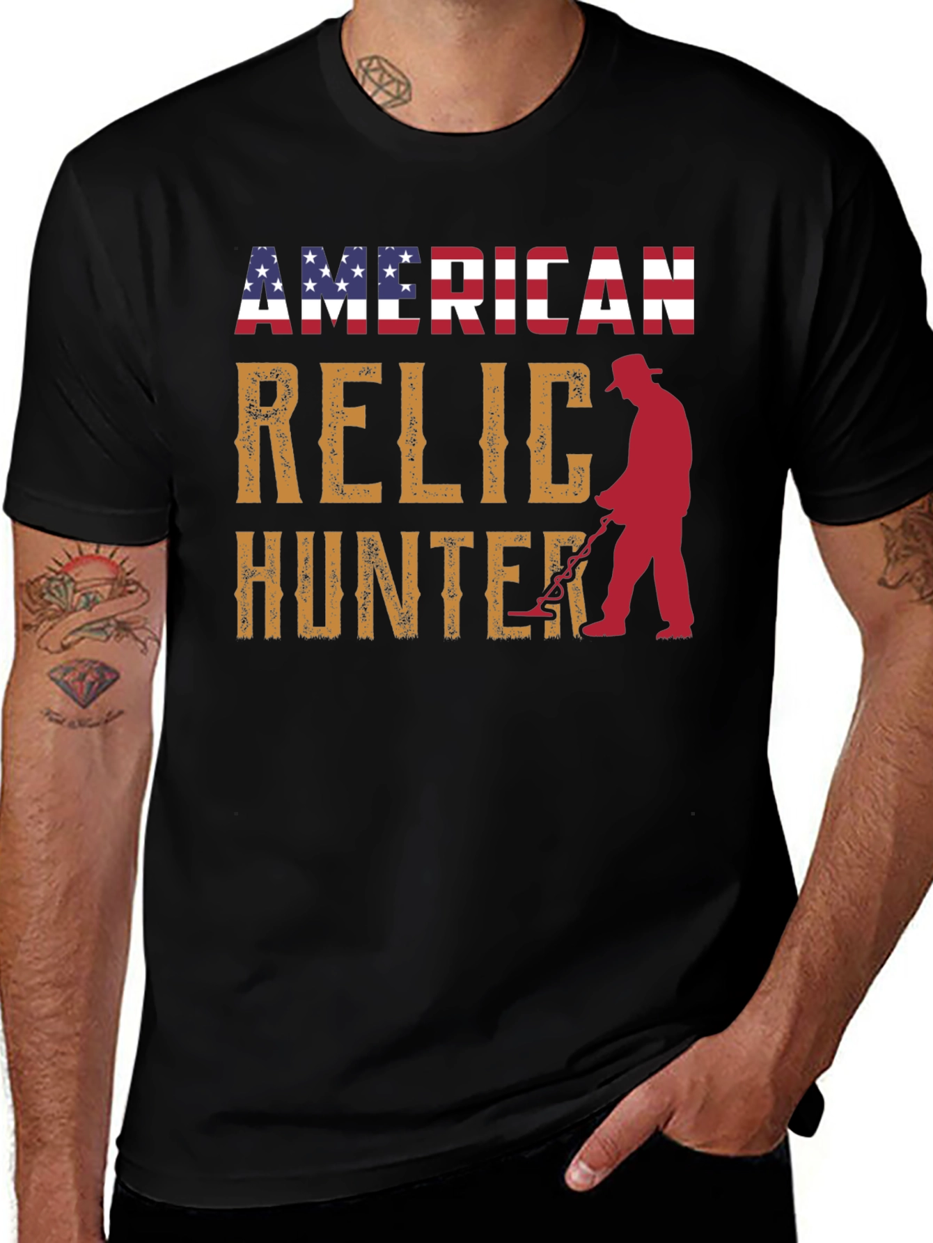 Variant 6 of American Relic Hunter Graphic T-Shirt