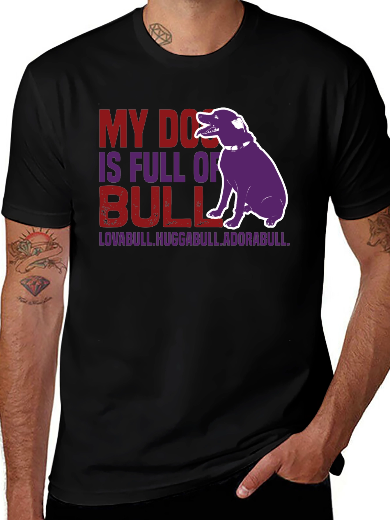 Variant 6 of My Dog is Full of Bull T-Shirt