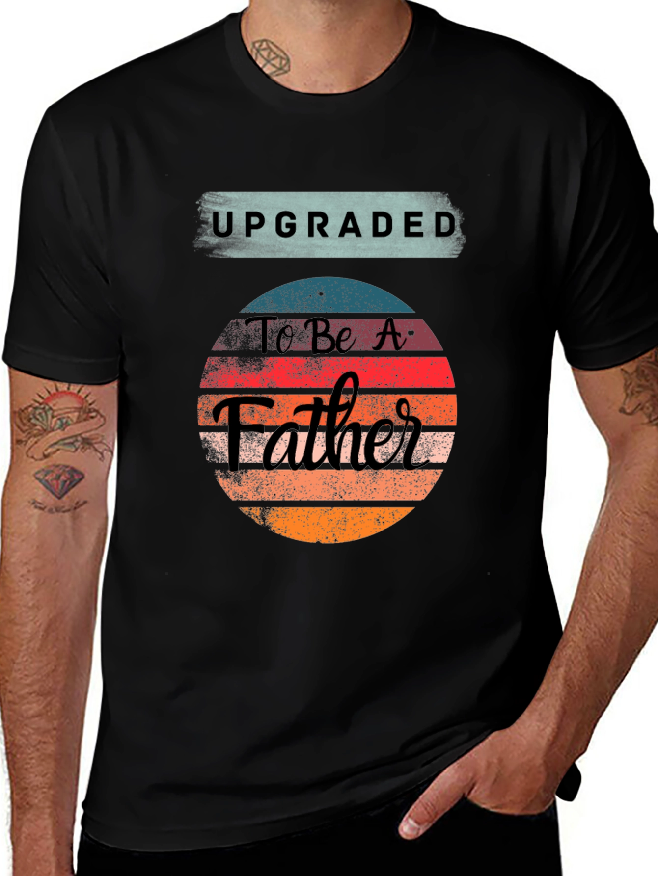 Variant 30 of Upgraded To Be A Father Graphic T-Shirt