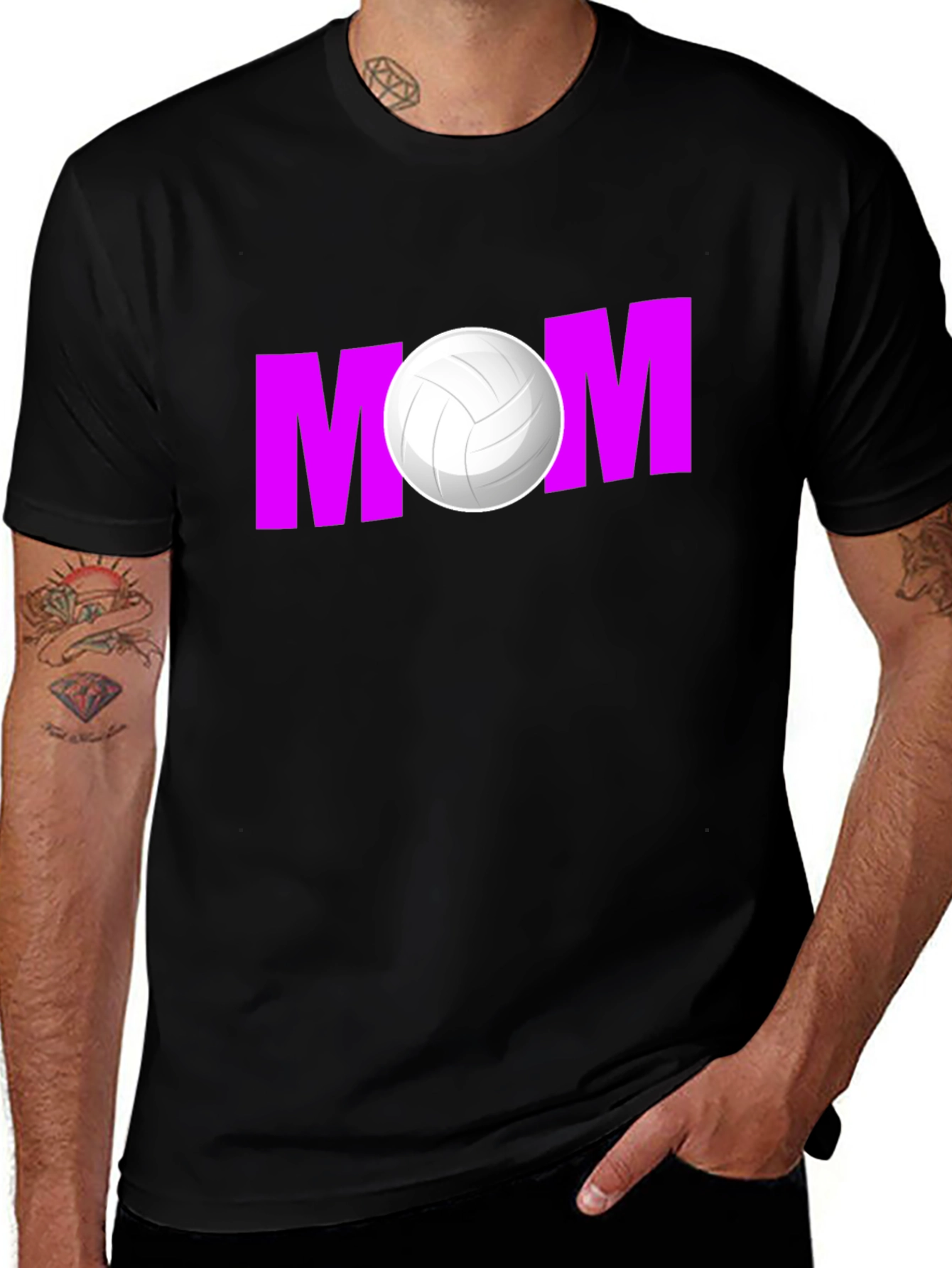 Variant 10 of Volleyball Mom Graphic T-Shirt