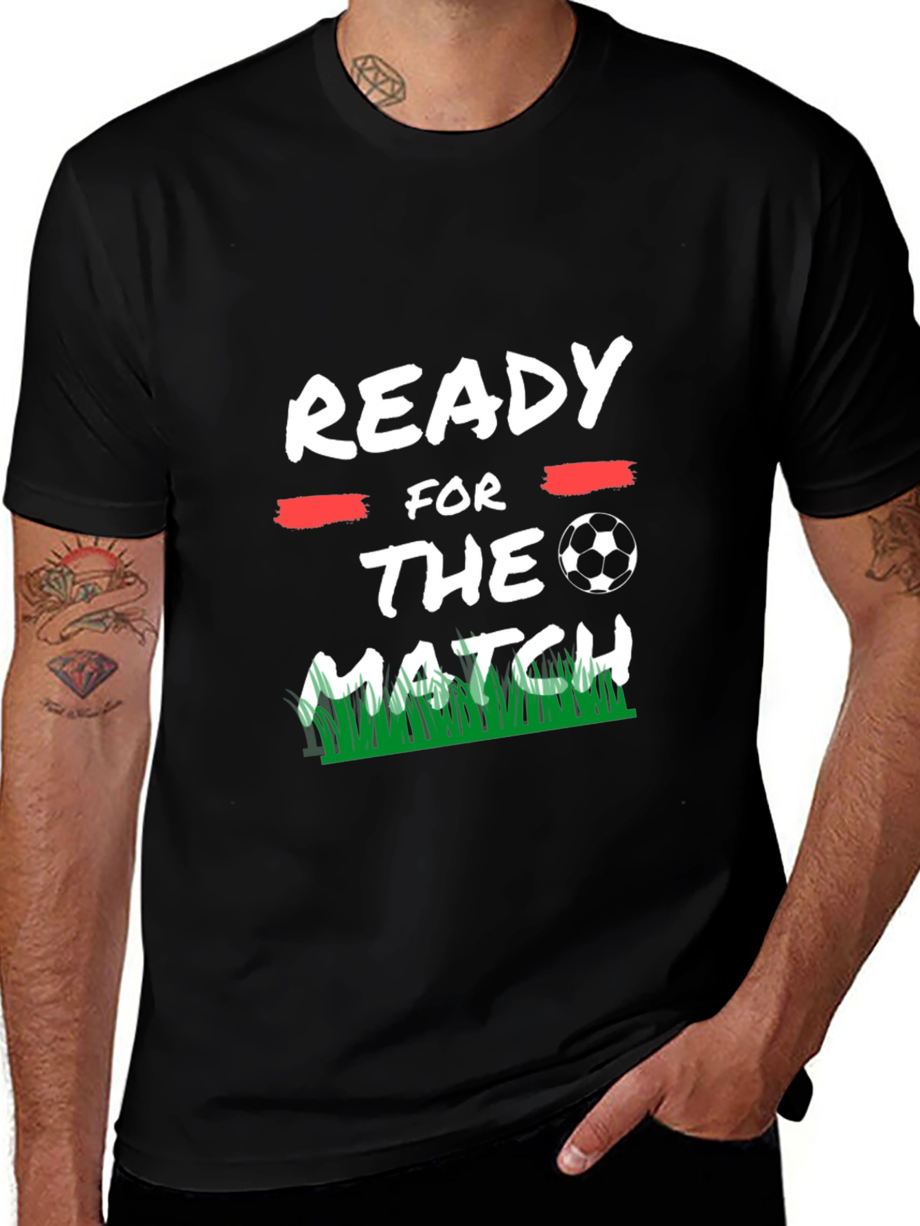 Variant 10 of Ready for the Match Soccer T-Shirt