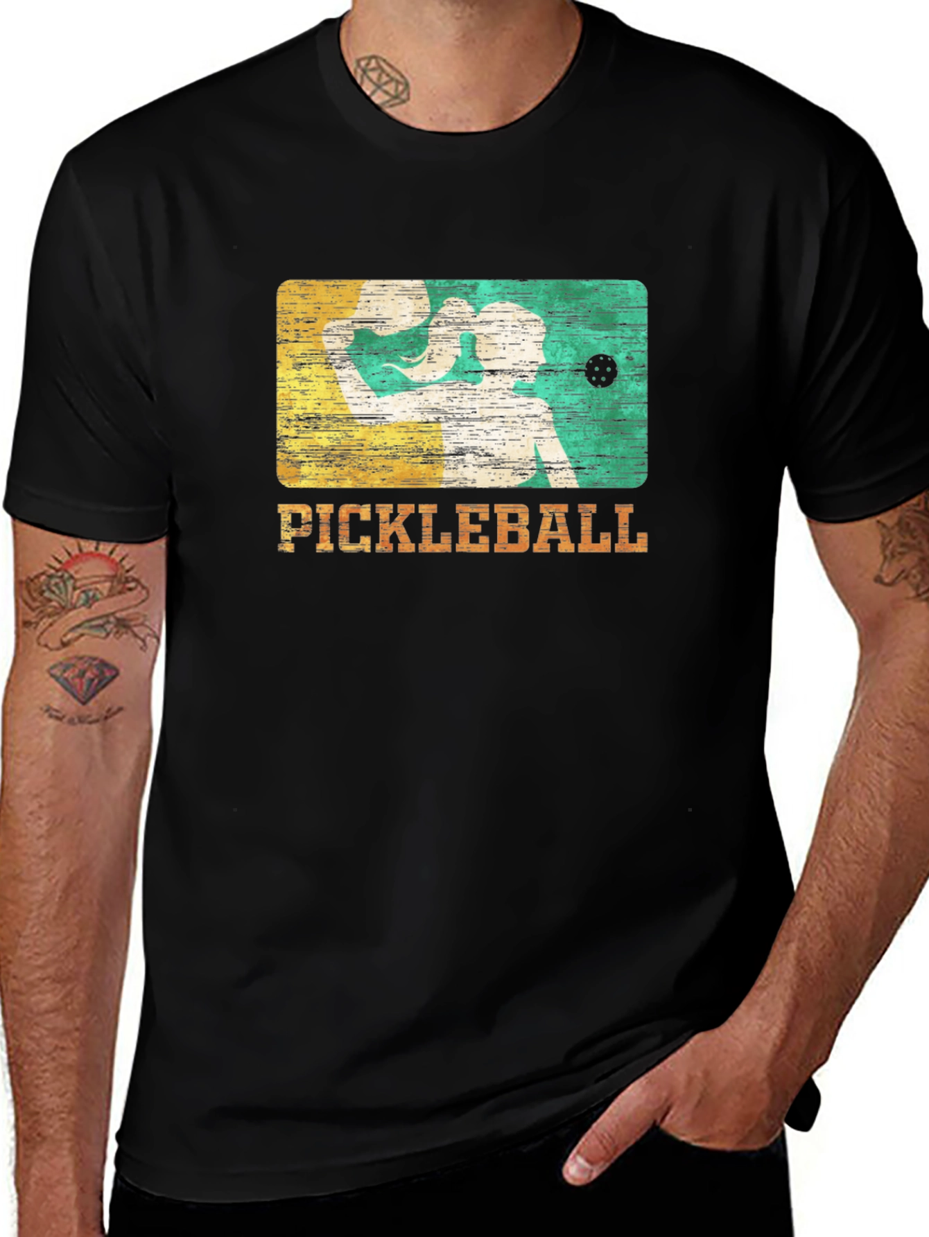 Variant 9 of Pickleball Retro Graphic Tee