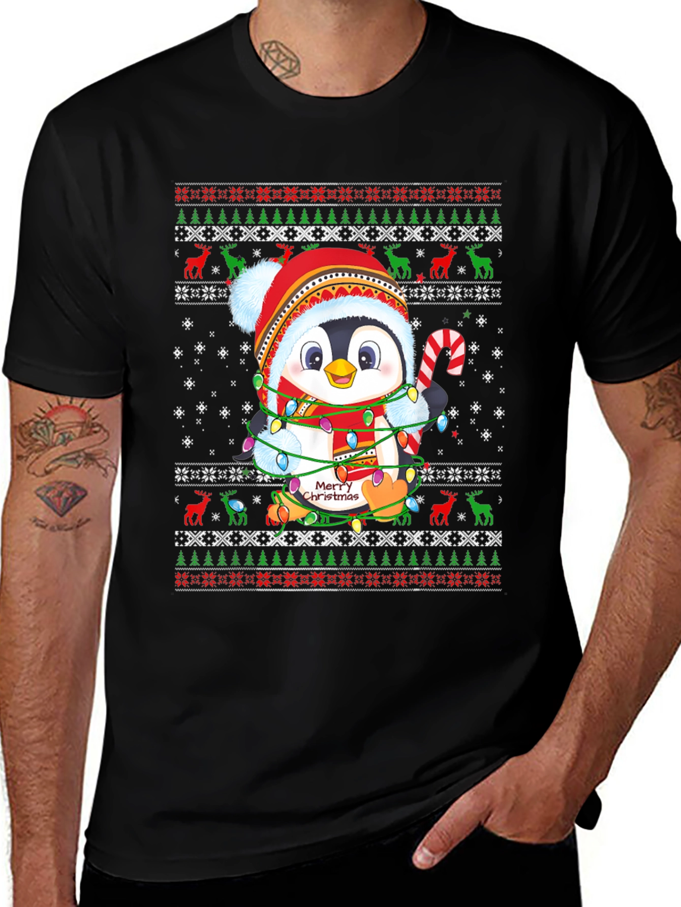 Variant 20 of Penguin Christmas T-Shirt