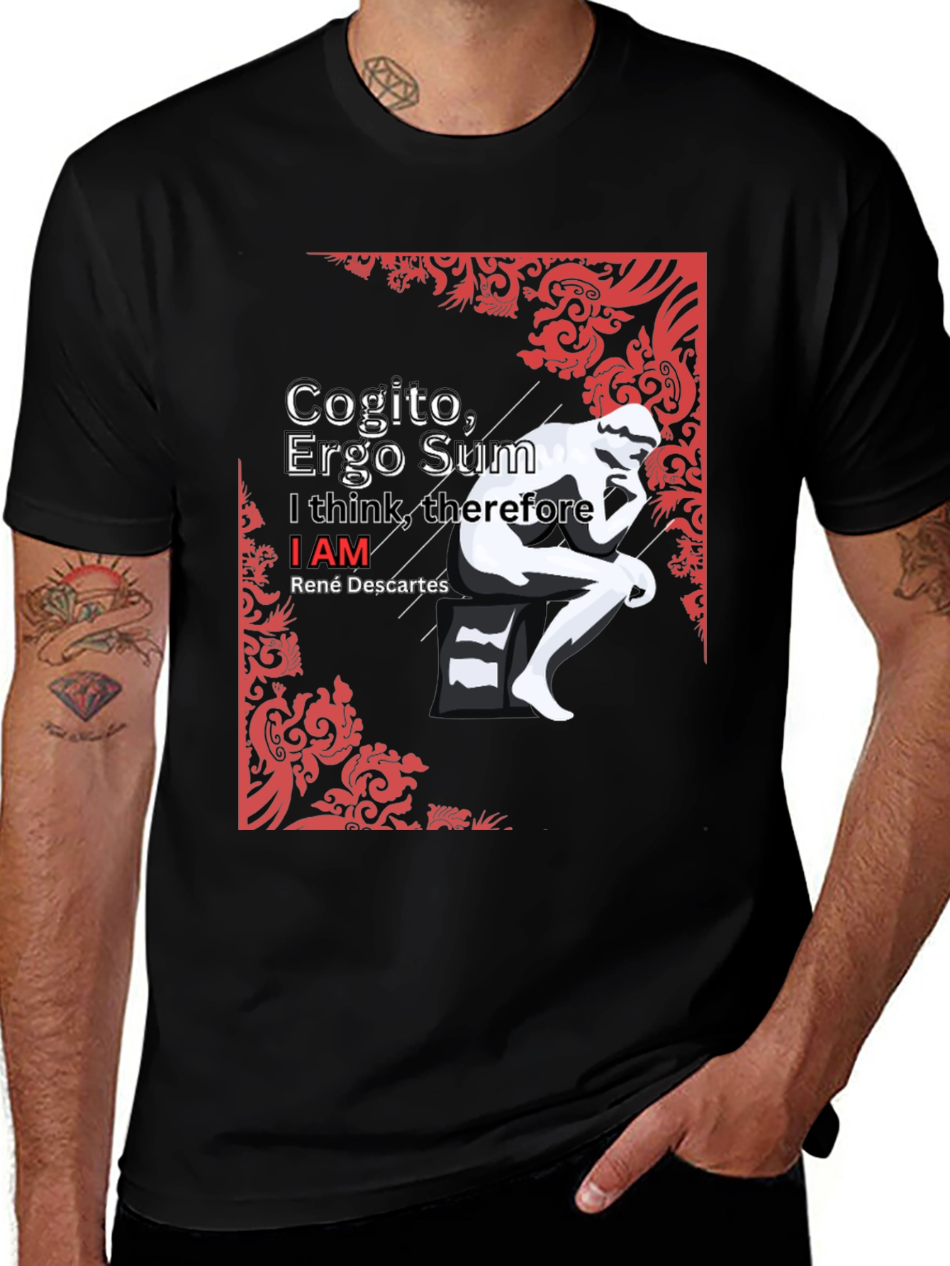 Cogito Ergo Sum T-Shirt - I Think Therefore I Am