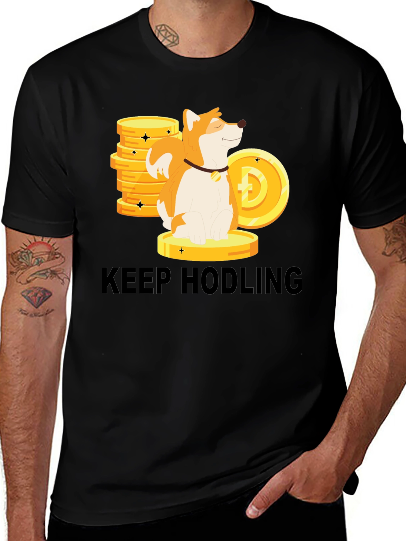 Keep Hodling Dogecoin Graphic Tee