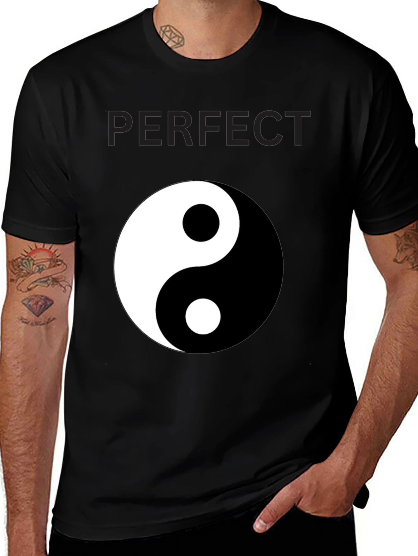 Yin Yang Symbol T-Shirt - Perfect Balance Style