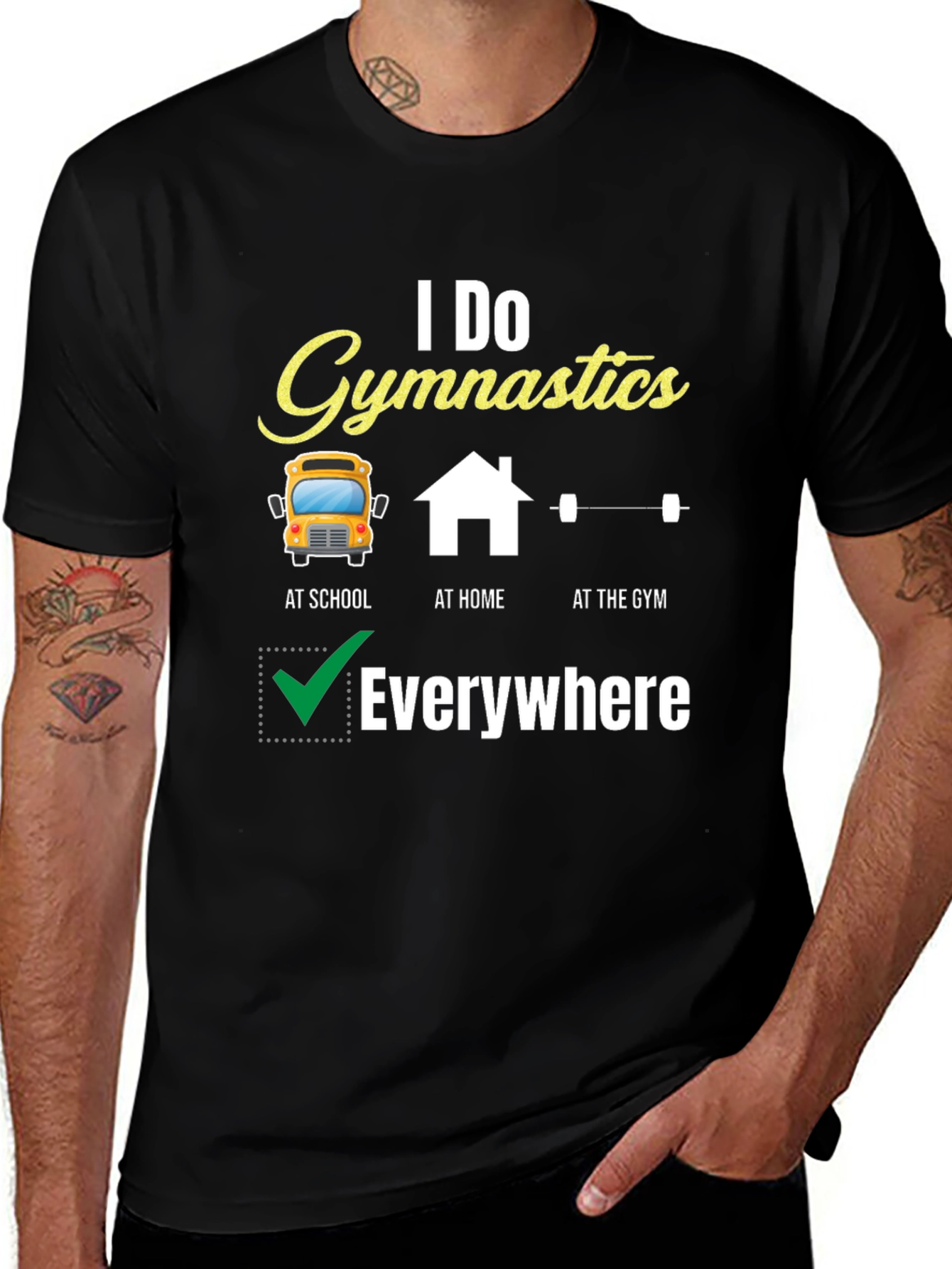 Variant 6 of Gymnastics Everywhere T-Shirt