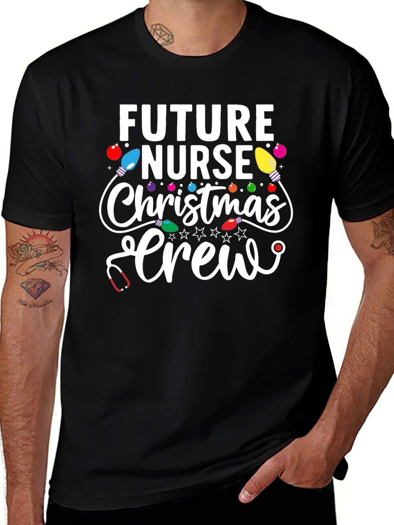 Future Nurse Christmas Crew T-Shirt
