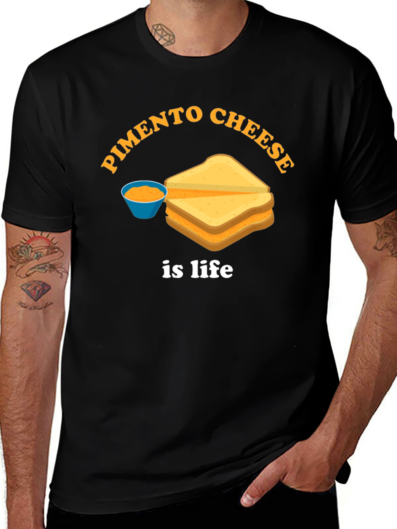 Variant 8 of Pimento Cheese Is Life Graphic Tee