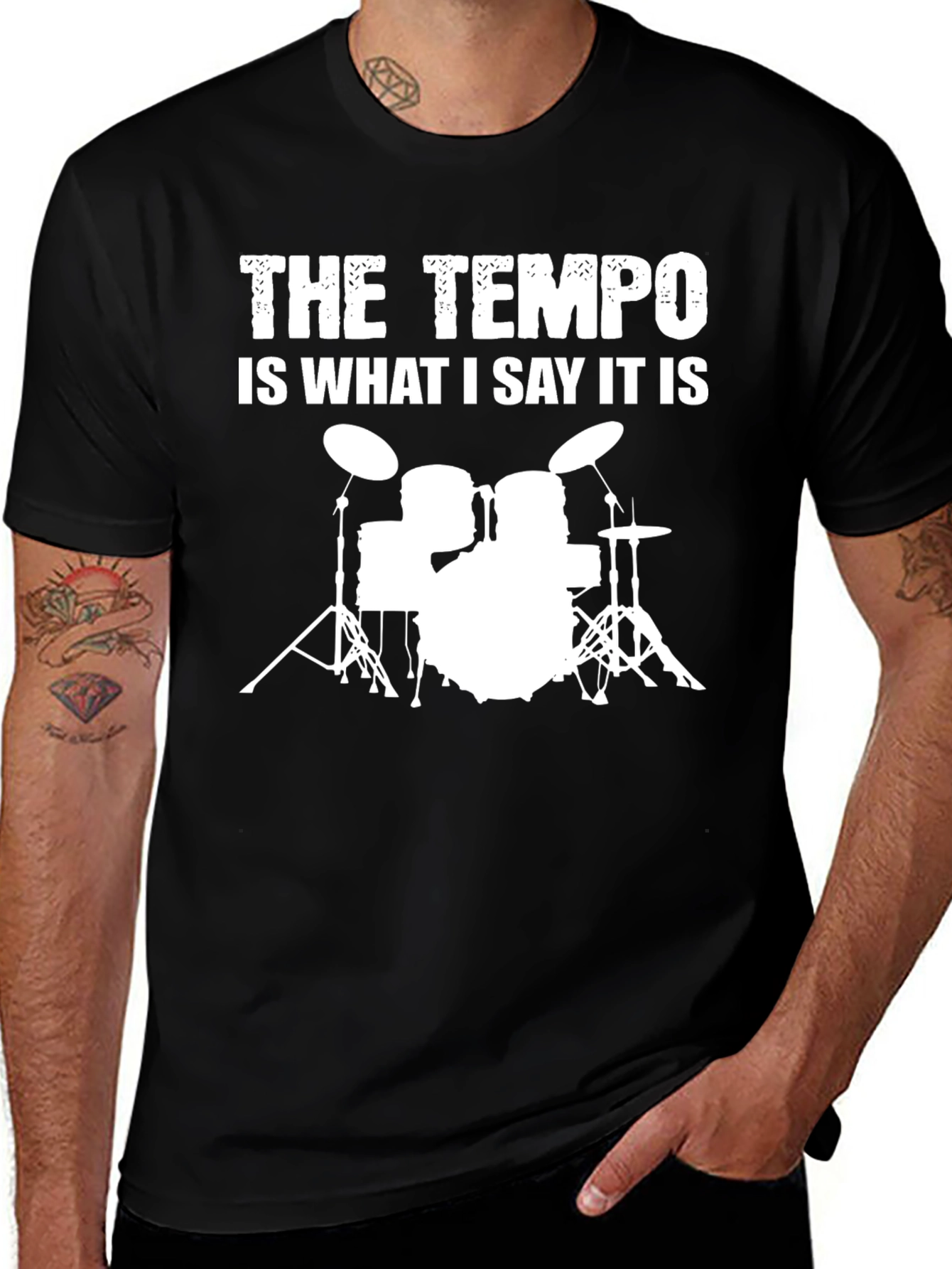 Variant 16 of The Tempo Drummer Graphic Tee