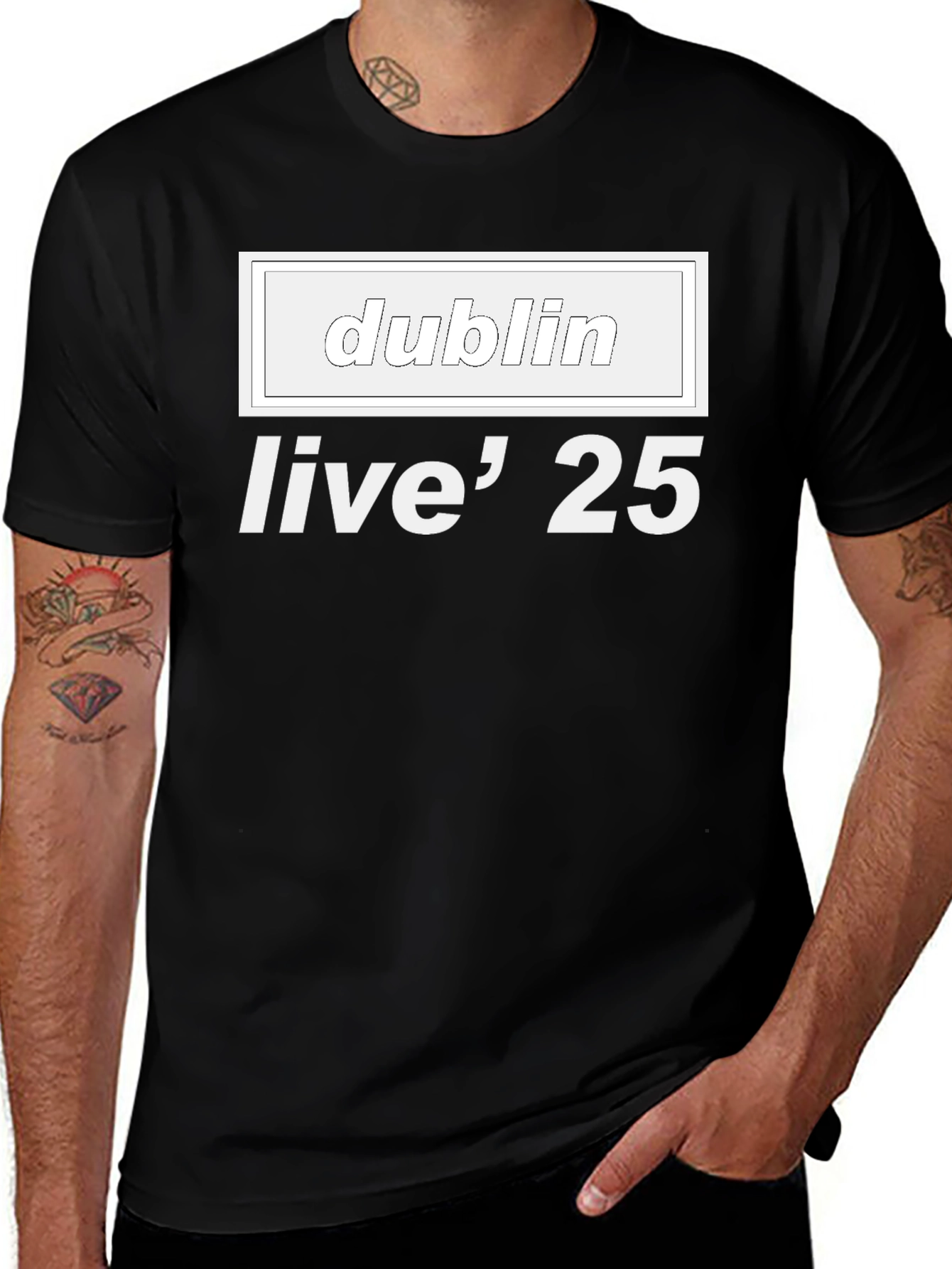 Dublin Live '25 Black T-Shirt