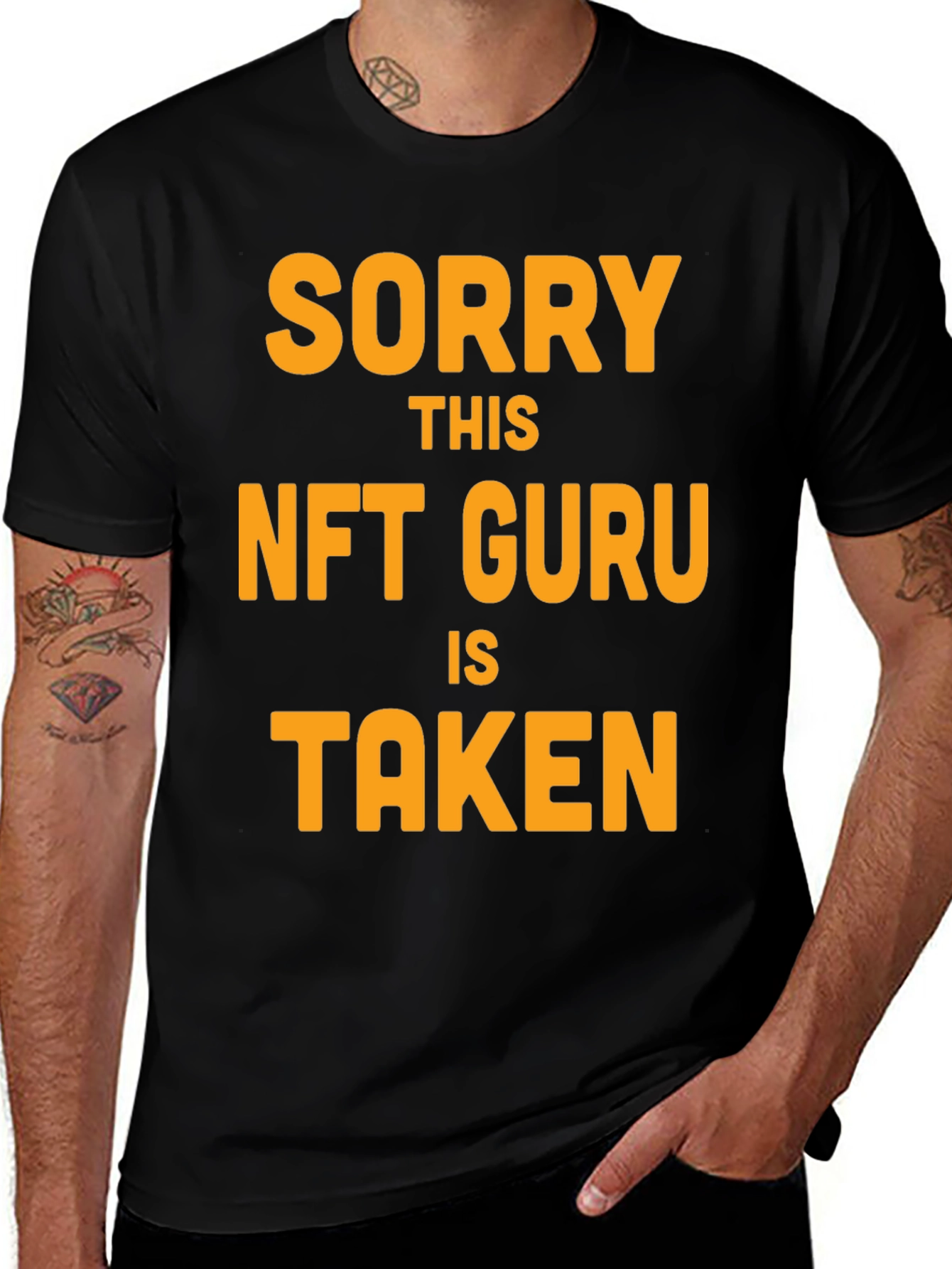 Variant 15 of Sorry This NFT Guru is Taken T-Shirt