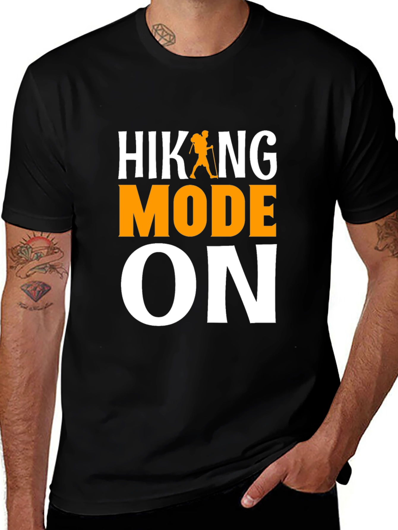 Hiking Mode ON T-Shirt - Adventure Ready!