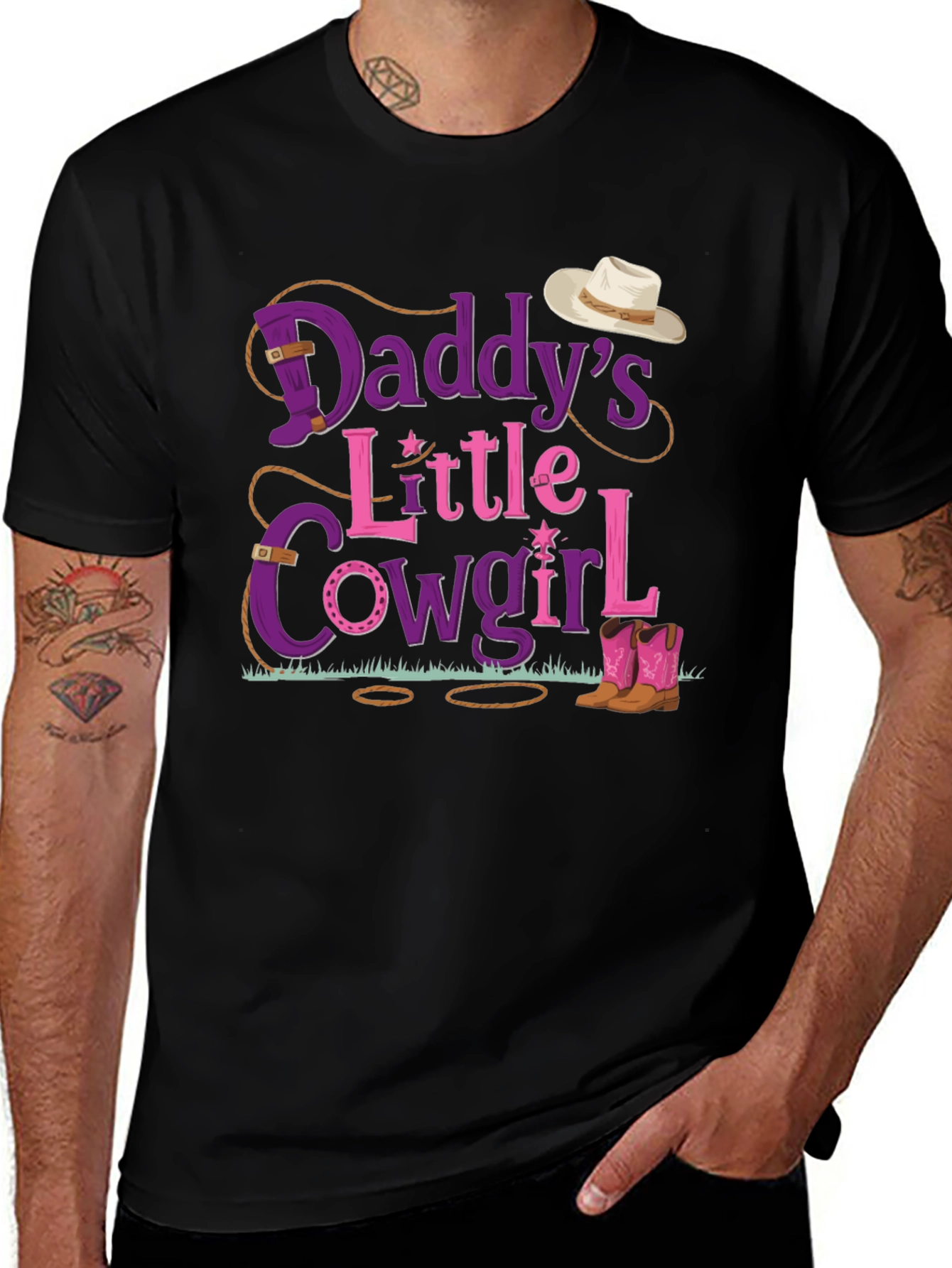 Daddy's Little Cowgirl Tee - Western Style