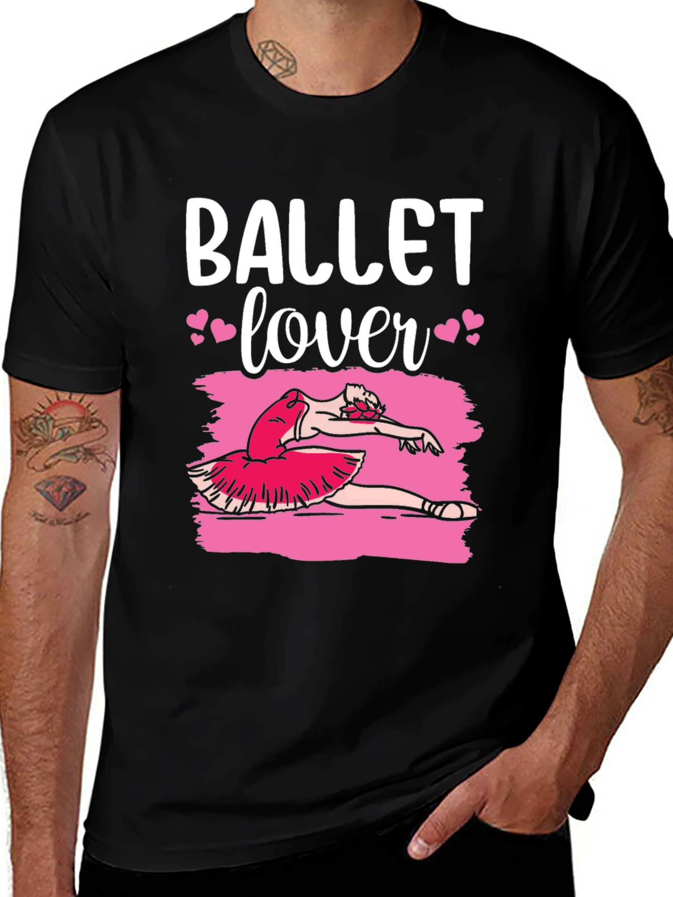 Variant 29 of Ballet Lover Graphic Tee - Dance Enthusiast Shirt