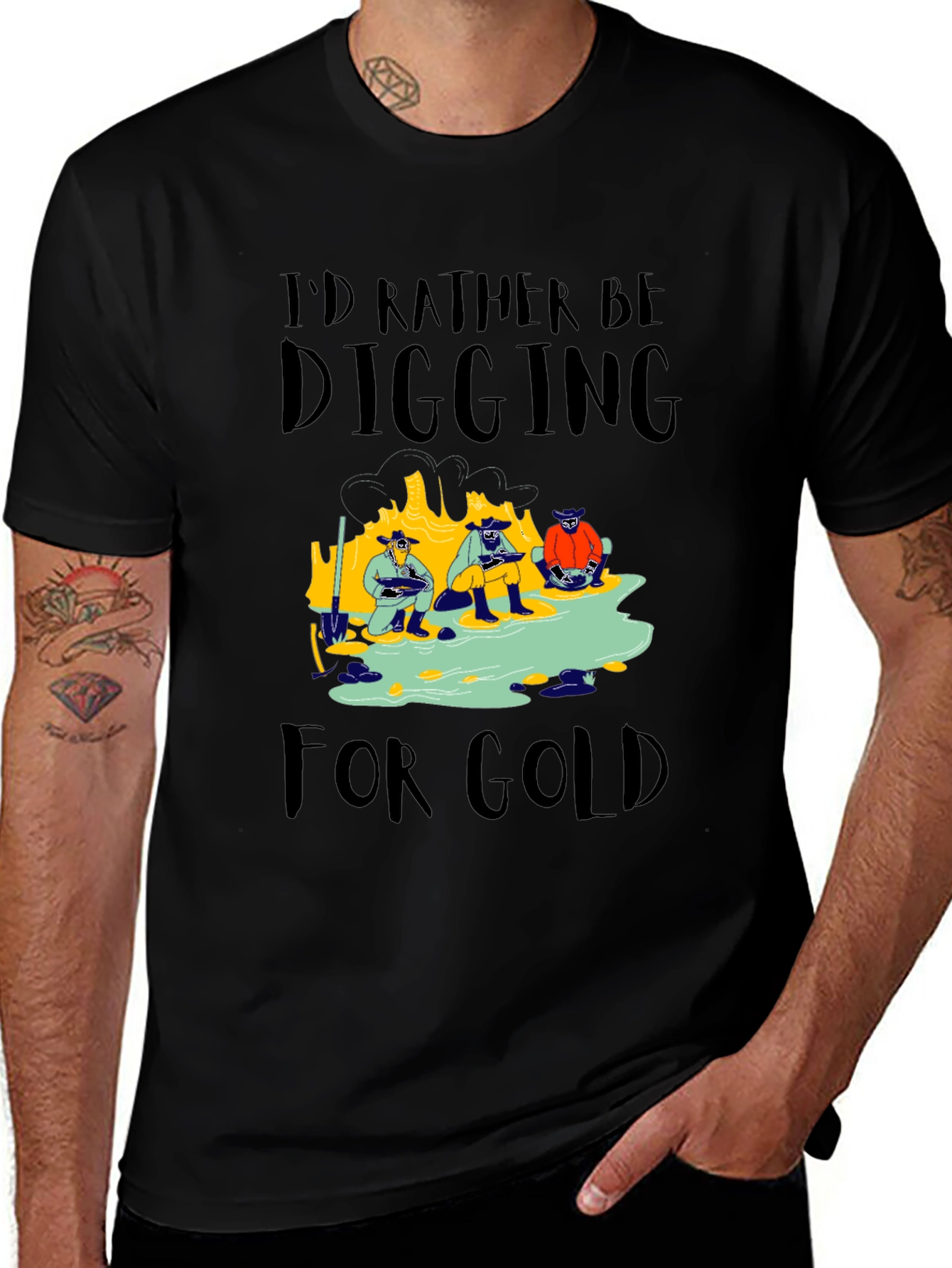 Variant 9 of Gold Digging T-Shirt