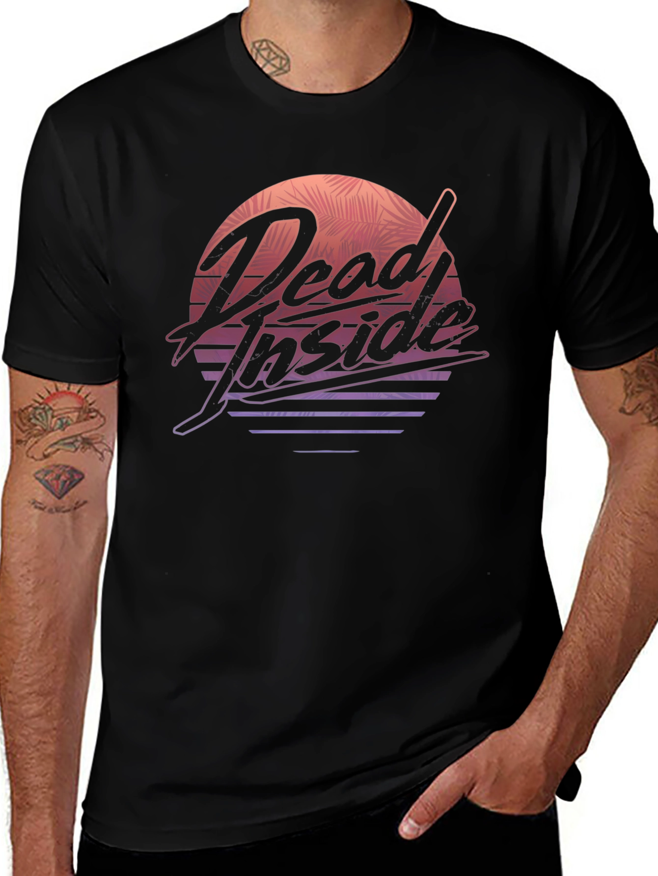 Variant 5 of Dead Inside Retro T-Shirt