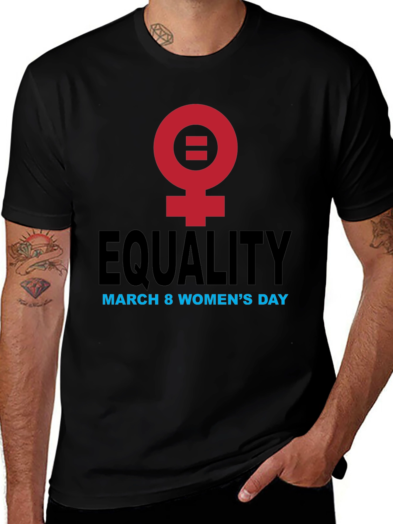 Variant 29 of Equality T-Shirt: March 8 Women's Day