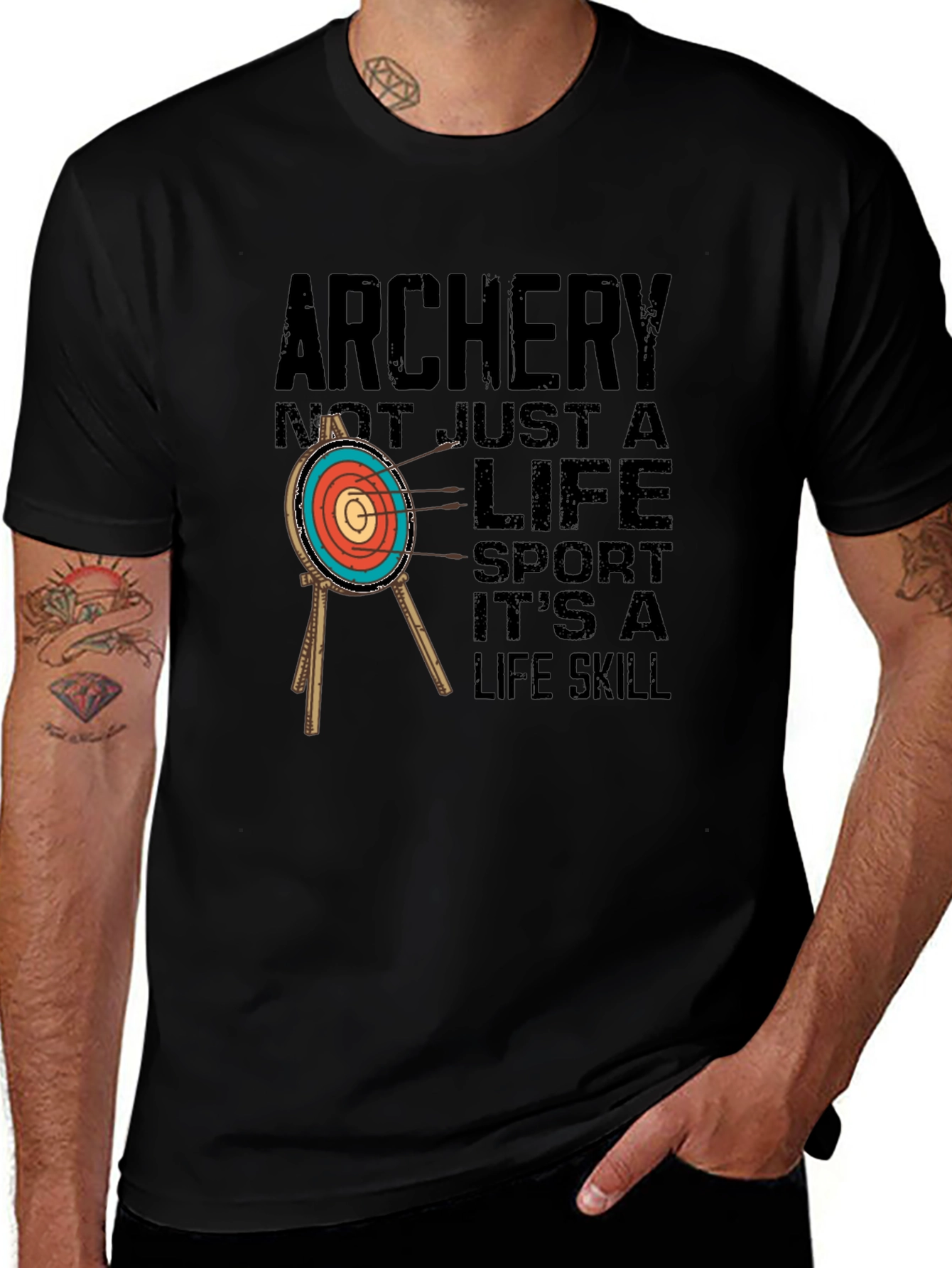 Variant 27 of Archery Life Skill T-Shirt