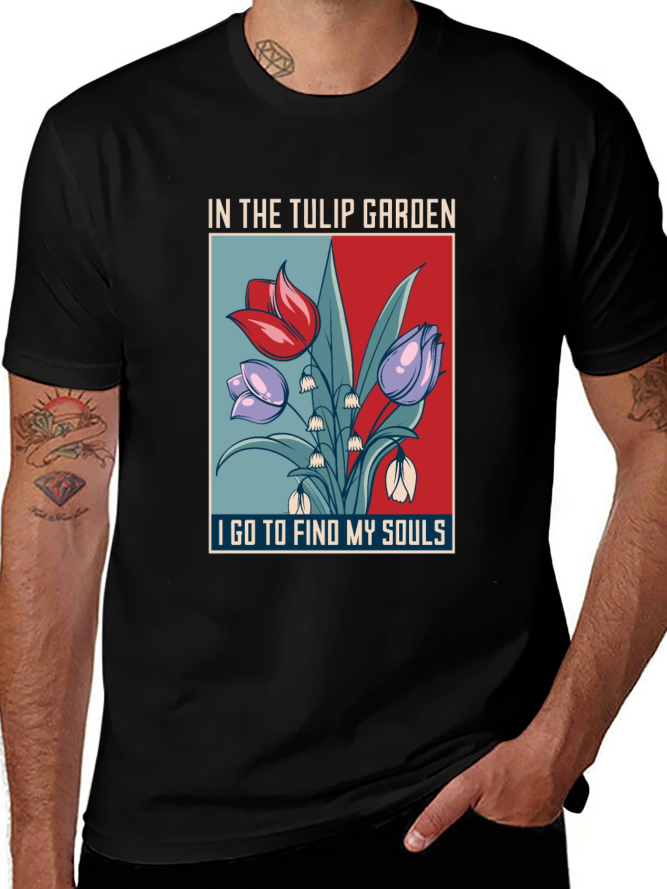 Variant 5 of Tulip Garden Soul T-Shirt