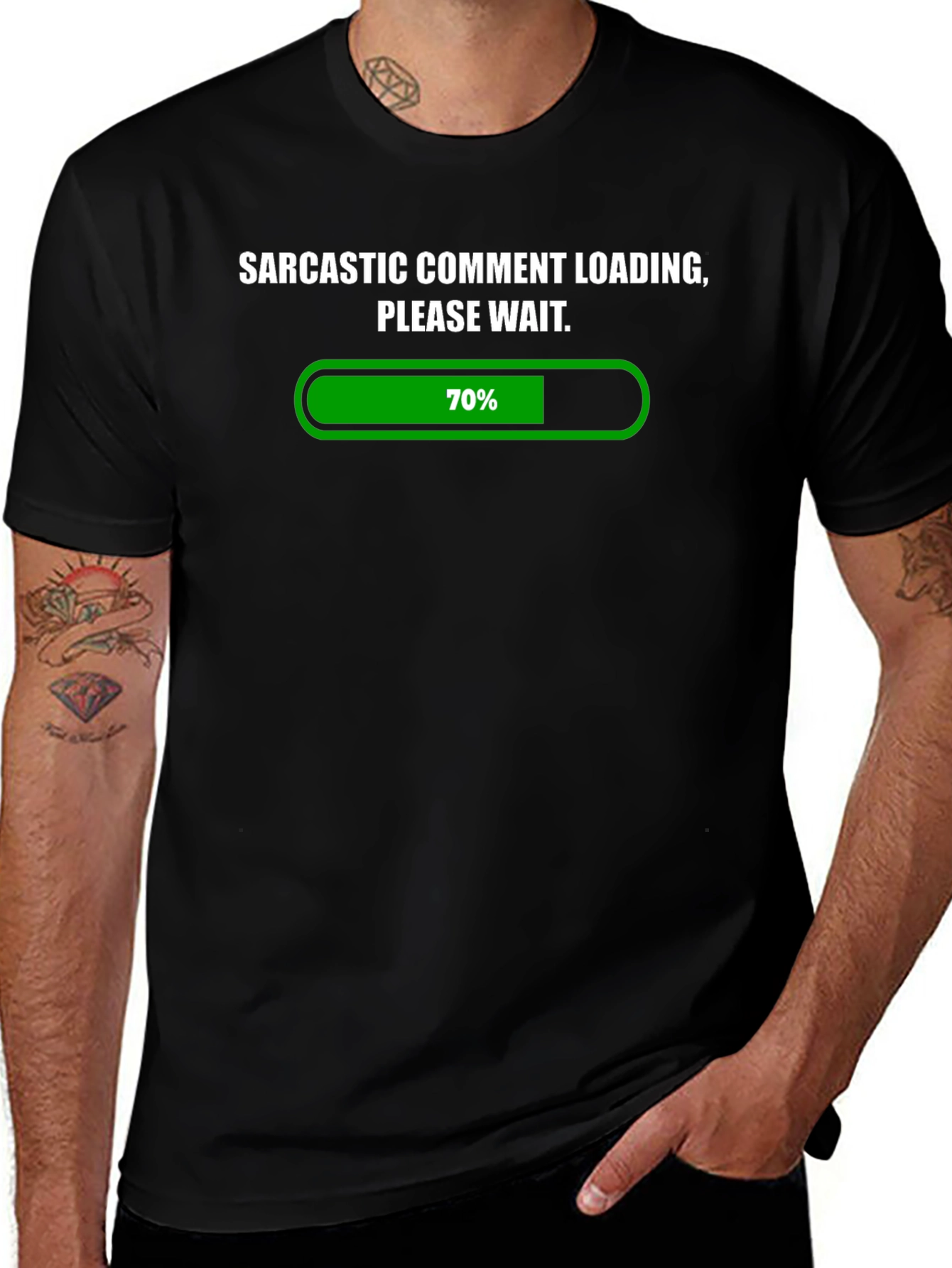Variant 23 of Sarcastic Comment Loading Funny T-Shirt