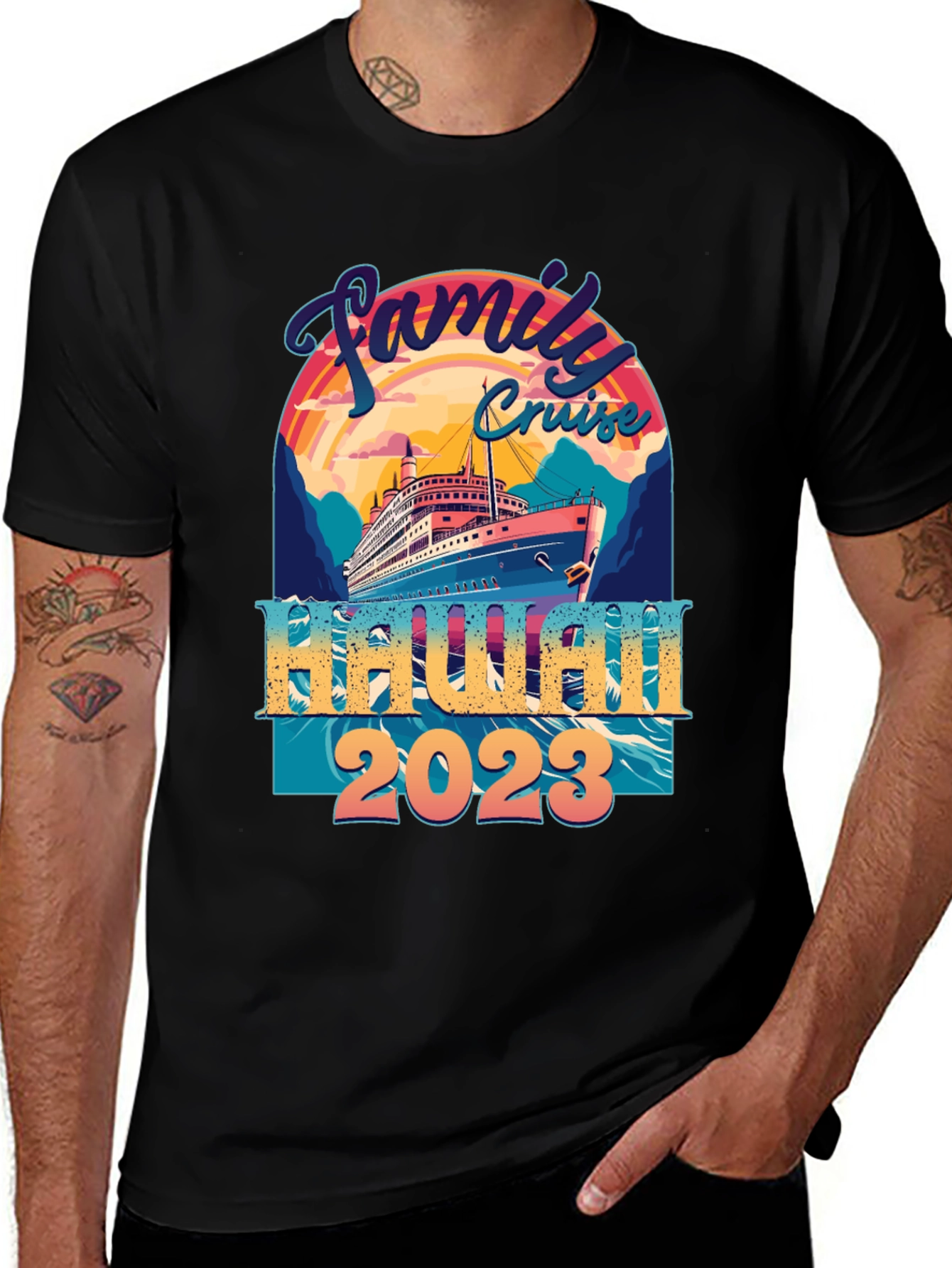 Family Cruise Hawaii 2023 T-Shirt